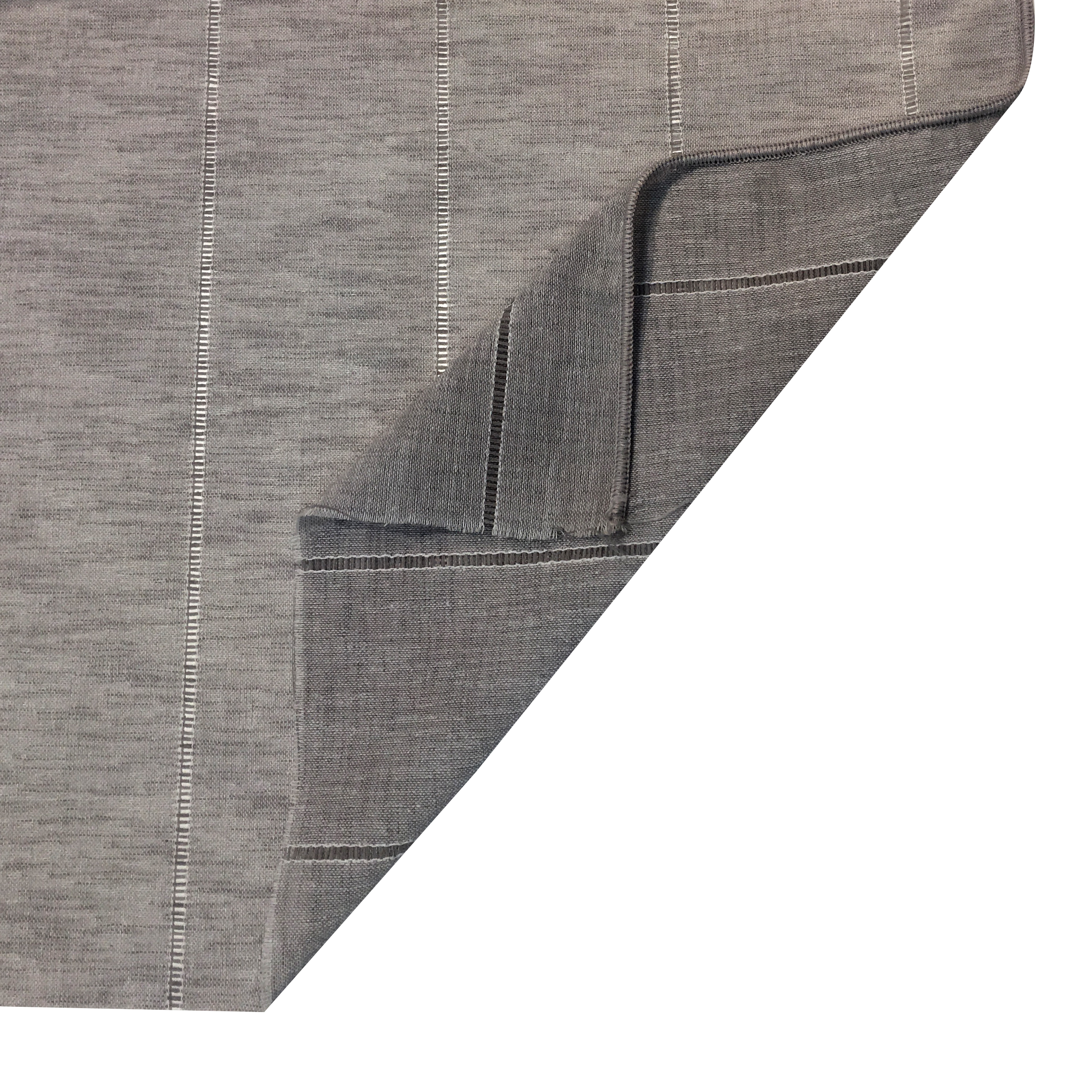 Rideau en tissu Ajour - gris perle