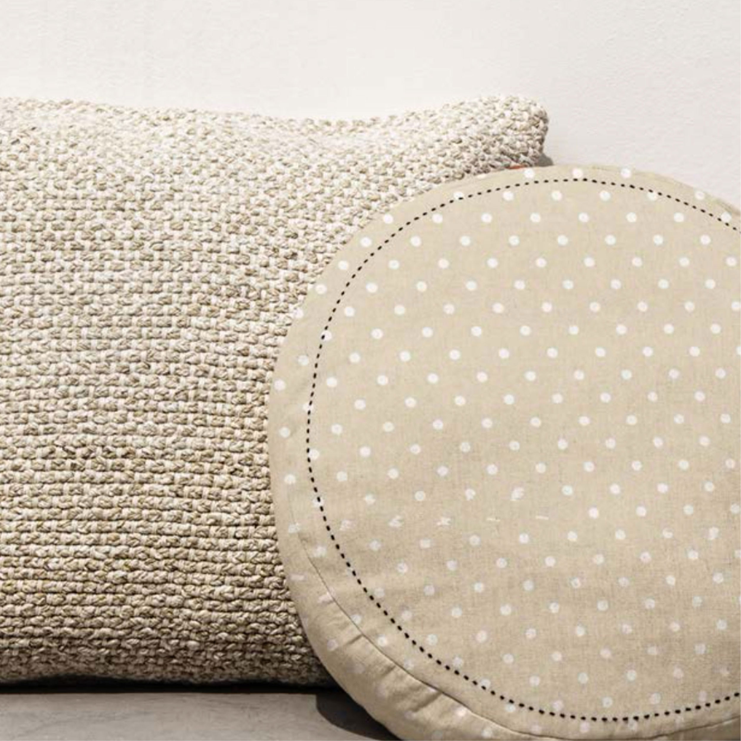 Panama White Polka Dot Furniture Image