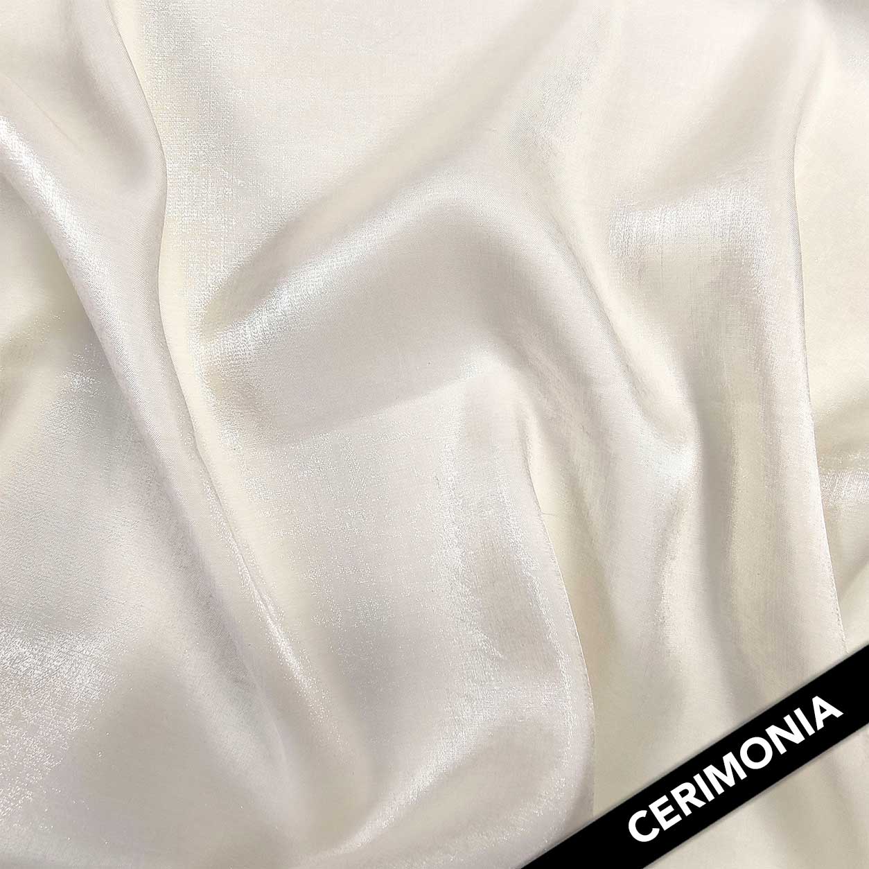 Lúrex satinado marfil de novia