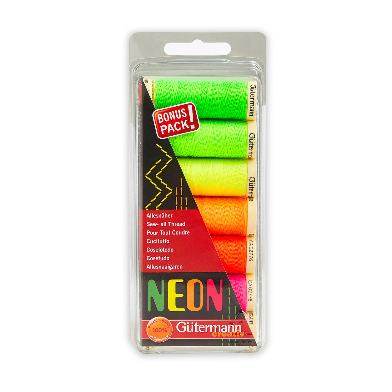 Gutermann Neon Wire Set 7 Bobinas
