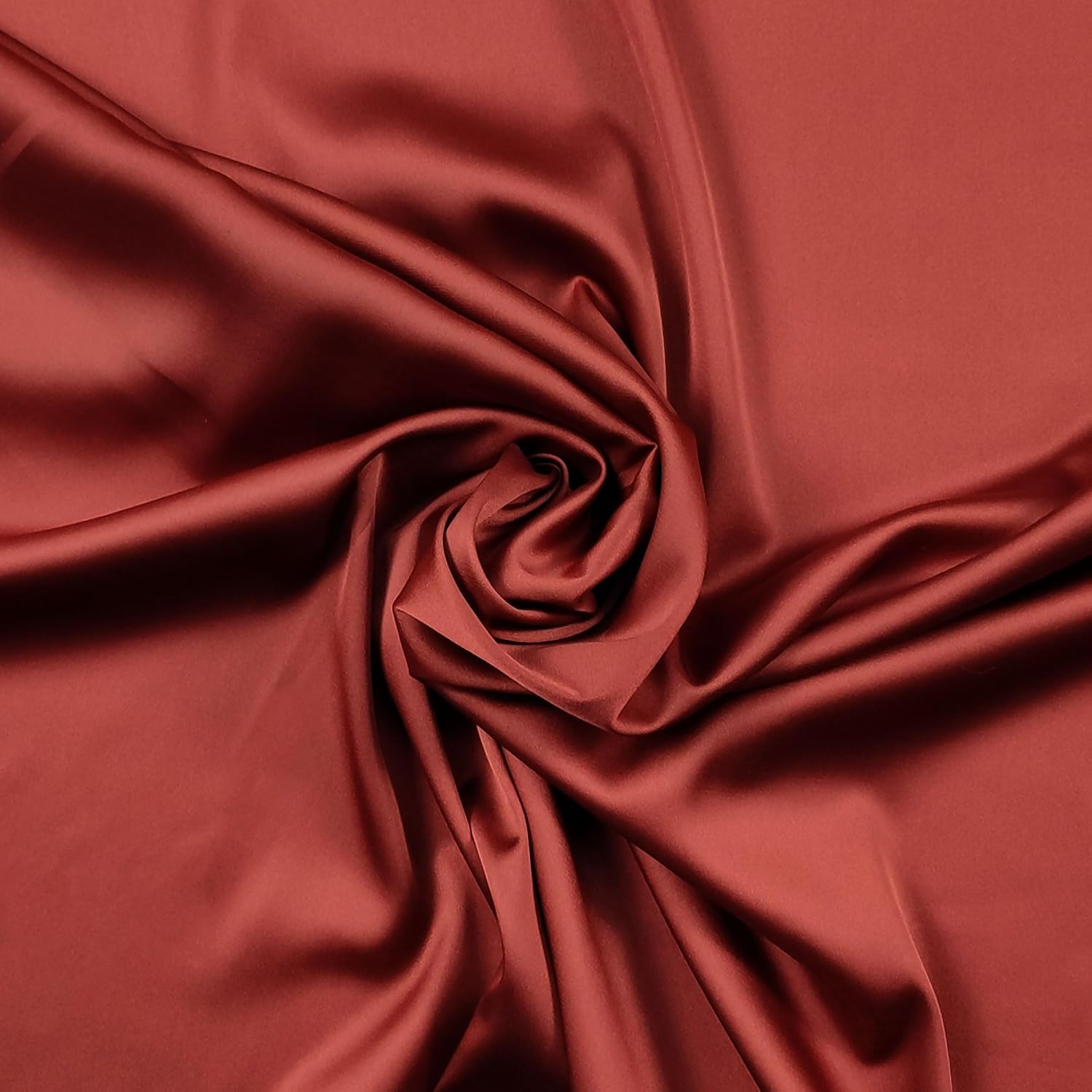 Silky Sateen Stretch Fabric Image