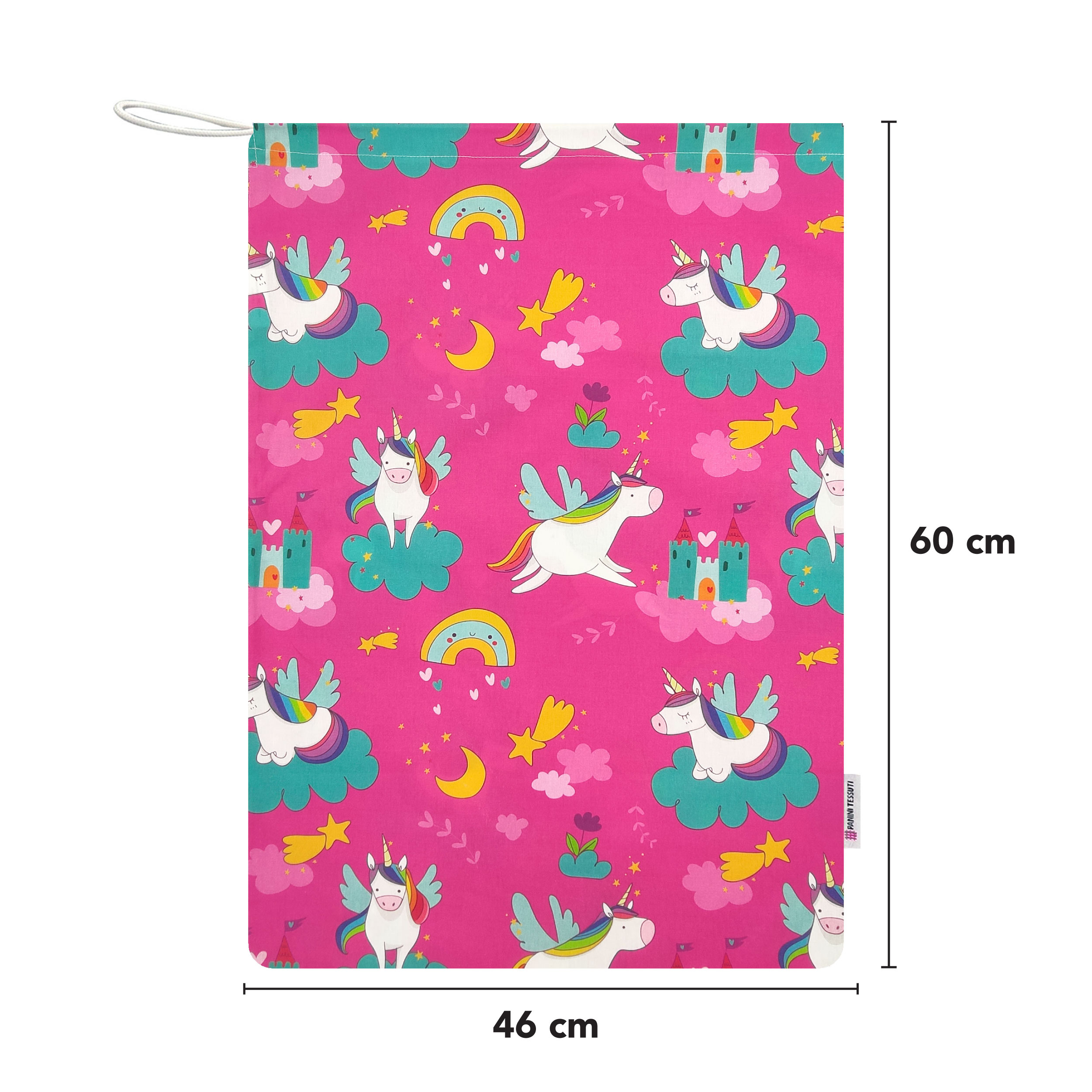 Sac à langer Licornes et châteaux - Panini Fabrics