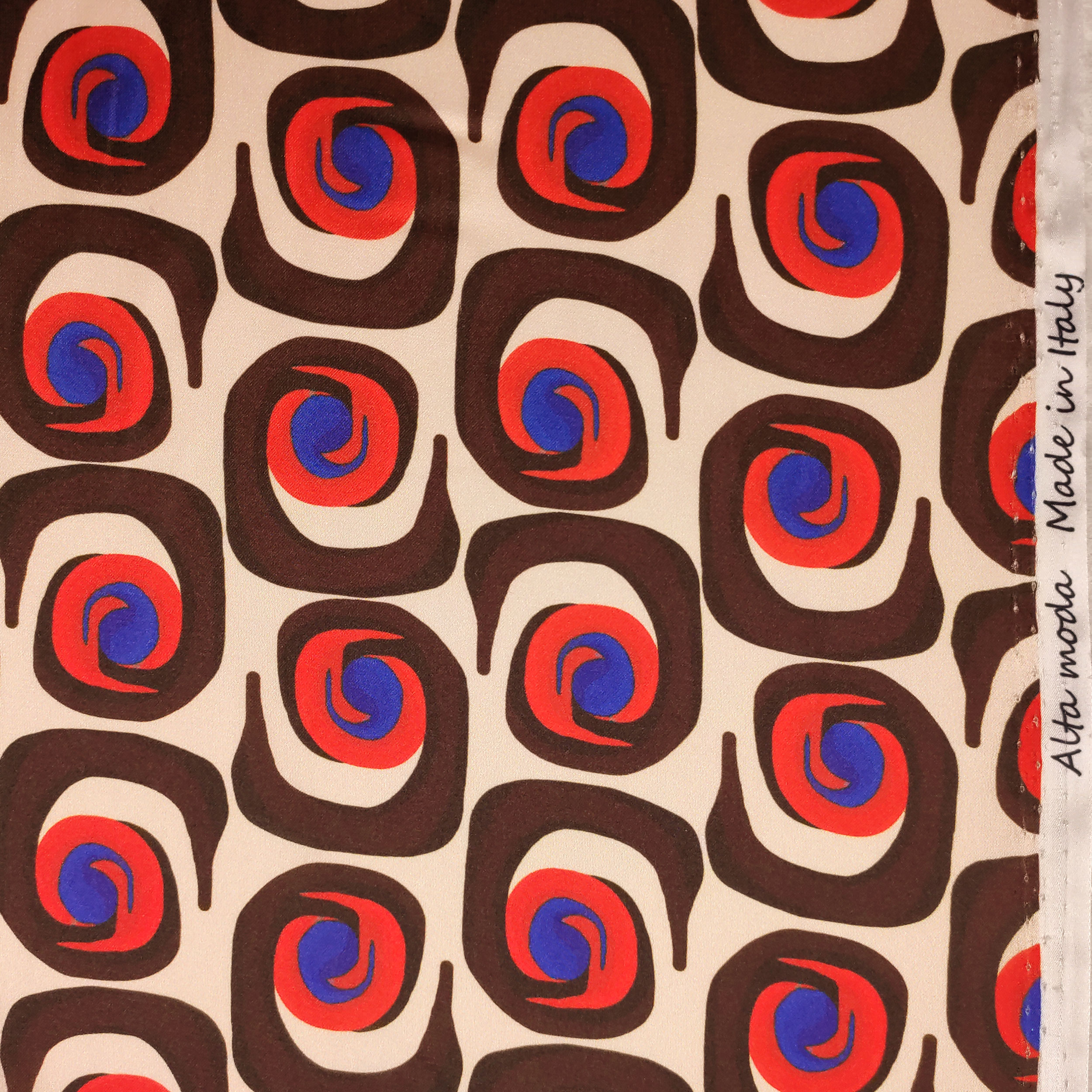 Conjunto de satén elástico Fashion Abstract Patterns Naranja