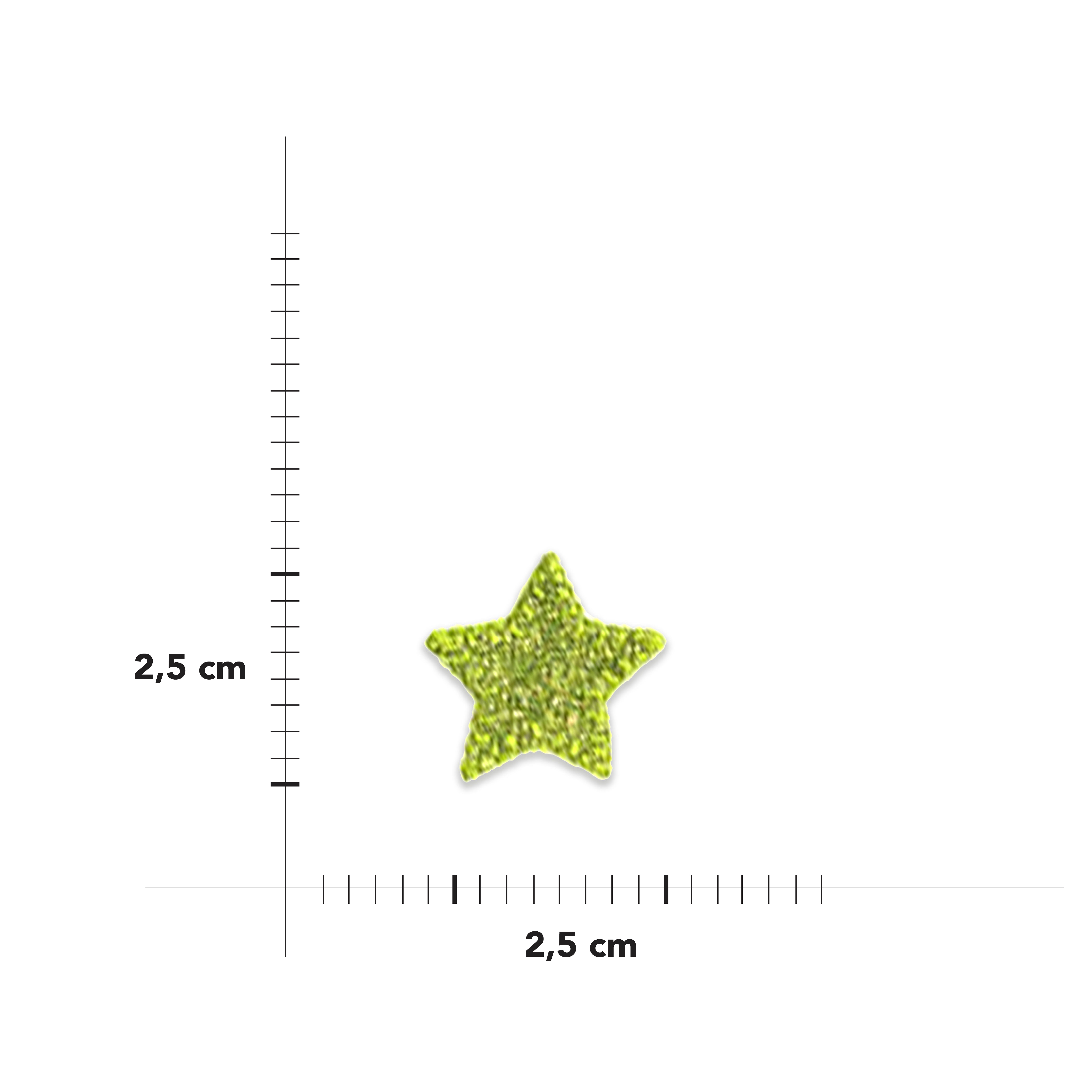 Thermoadhesive application Star Glitter Image