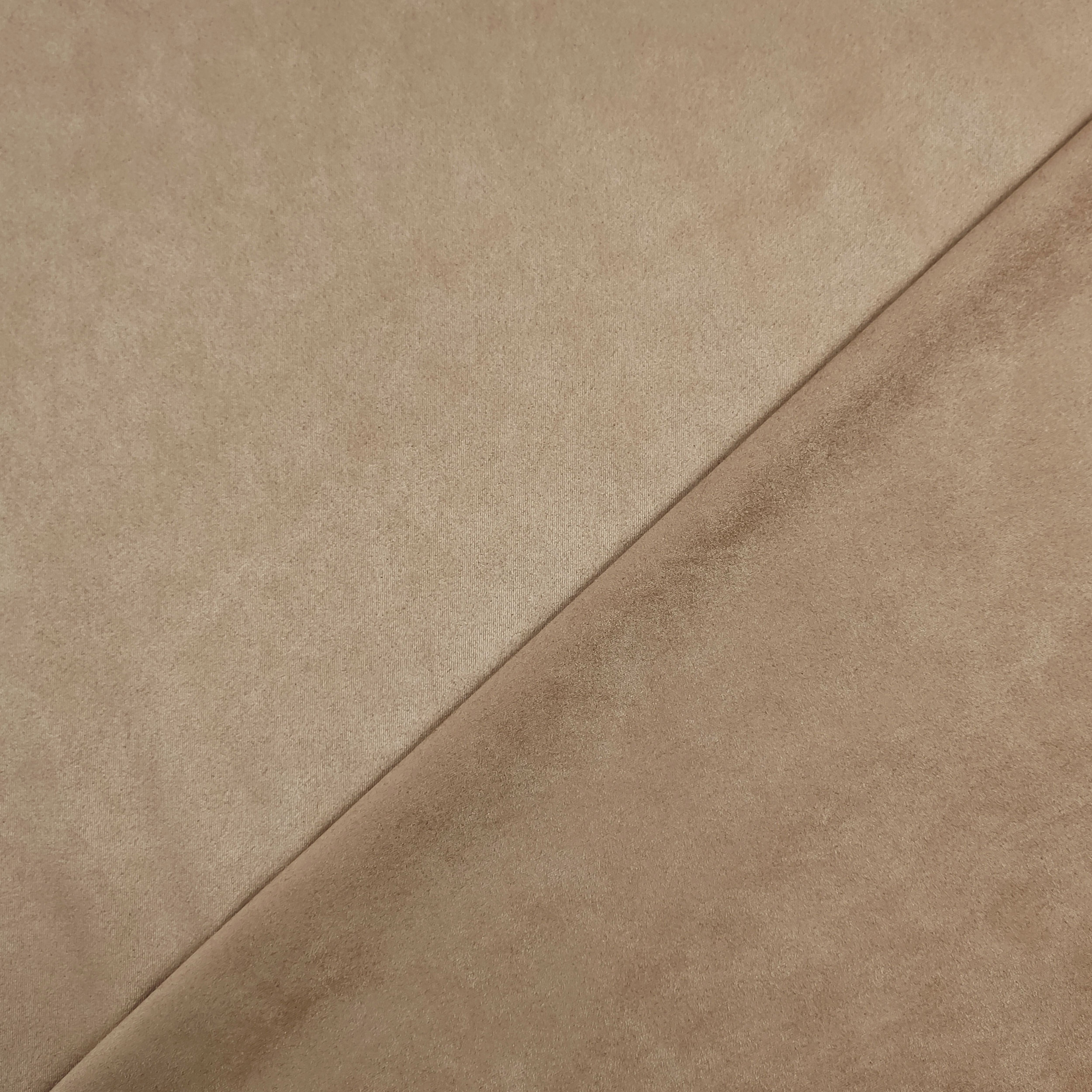 Sand Dainetto Suede Elasticised Fabric Image