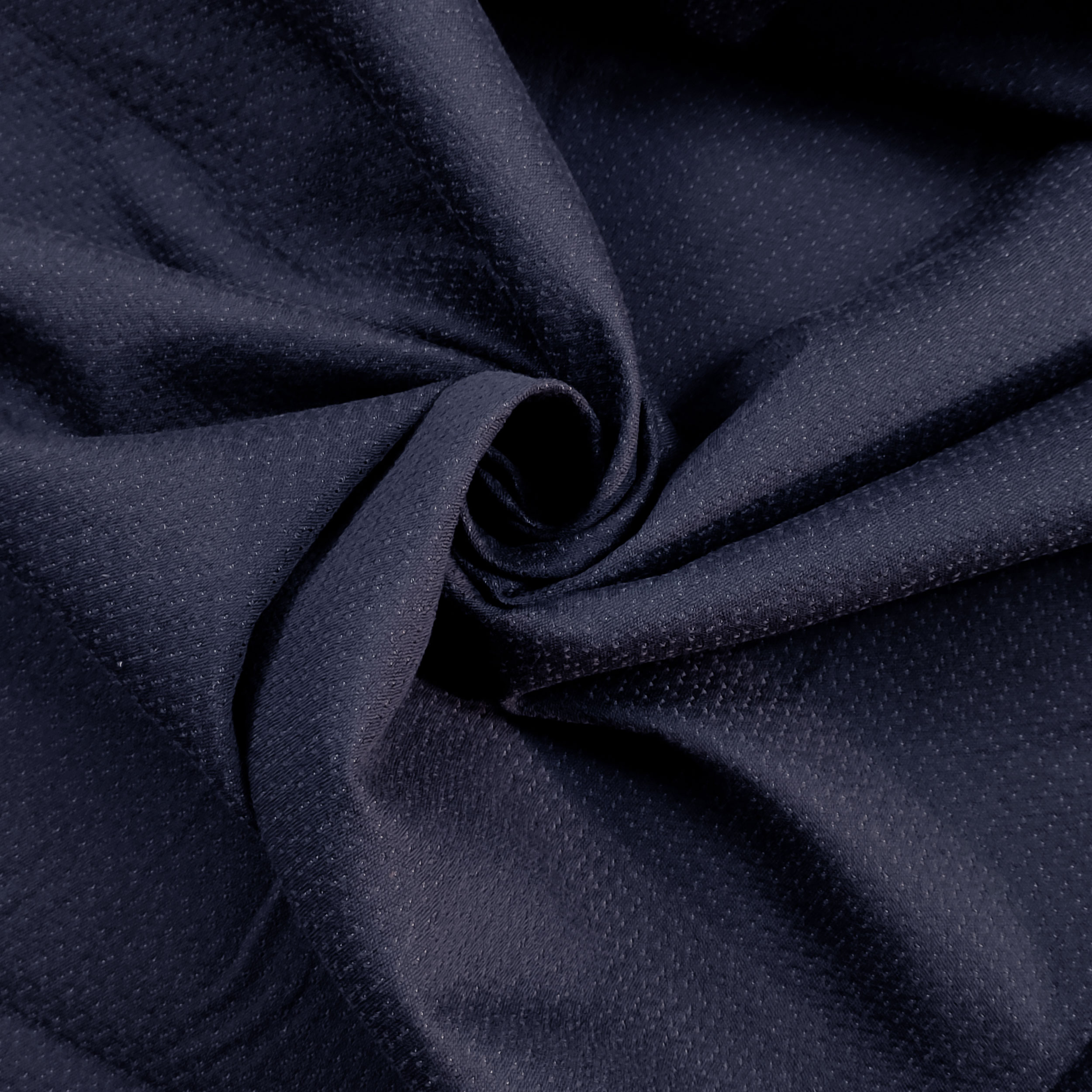Collerette bleue en pur coton uni Image
