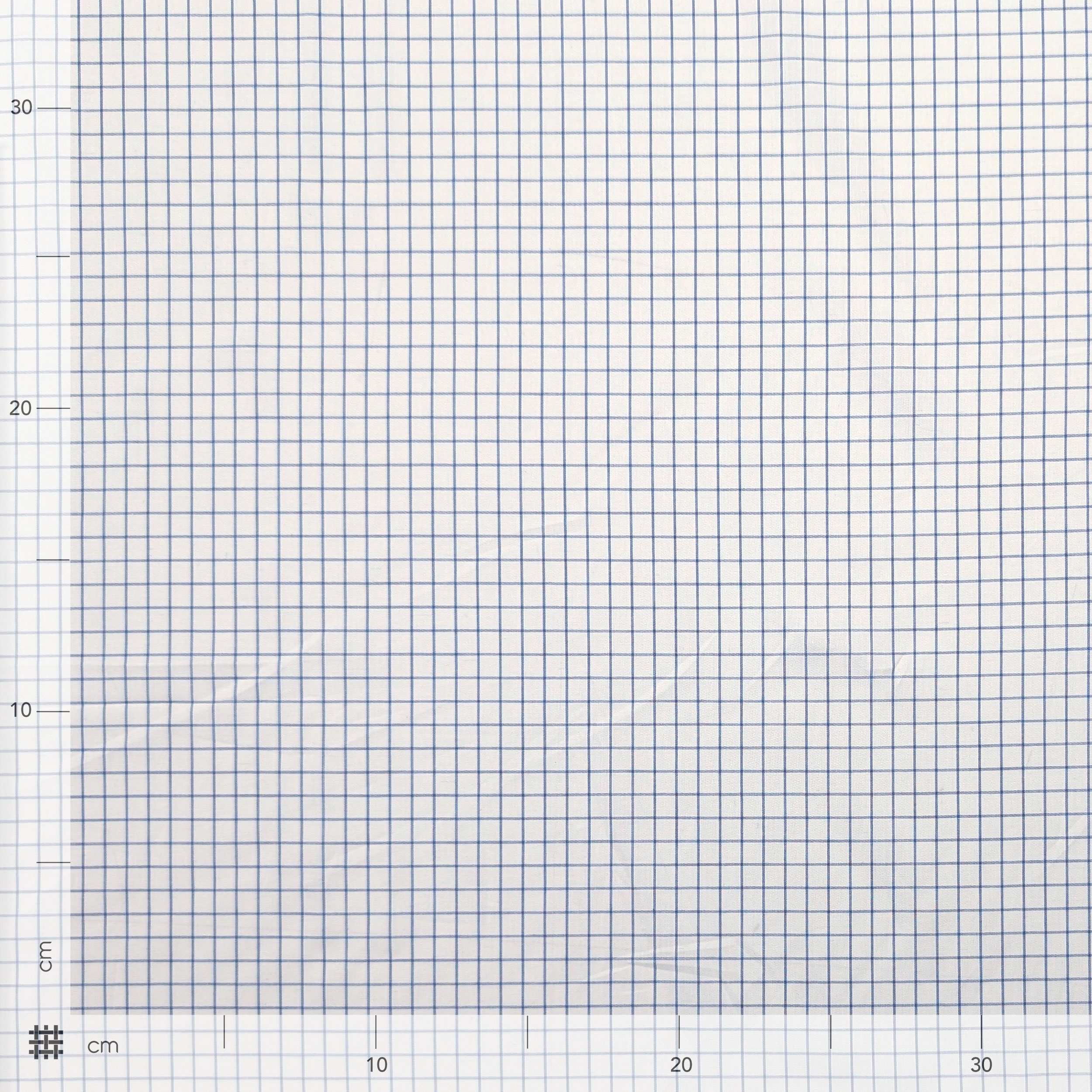 Cotton for Shirts Large Squares Light Blue Image
