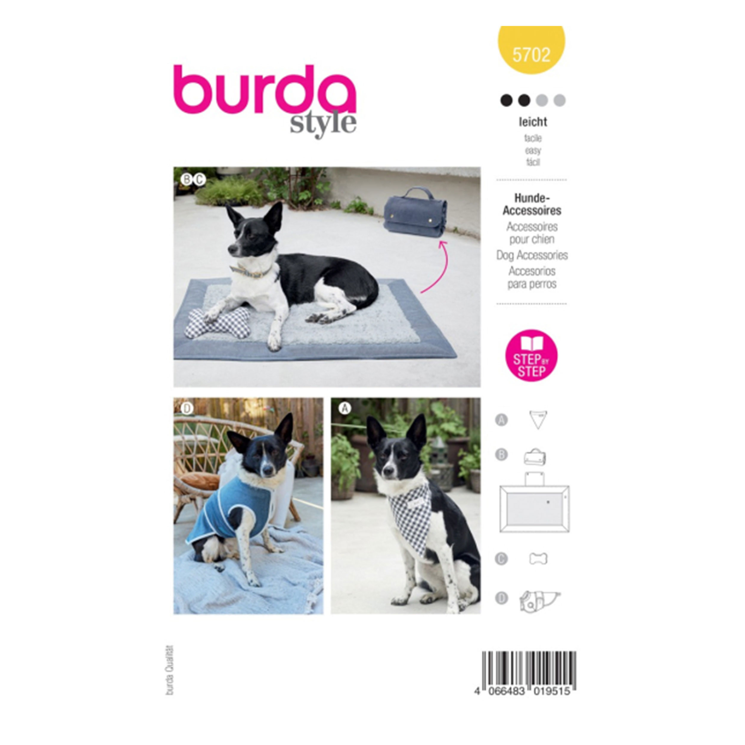Burda pattern Easy Dog Accessories Image