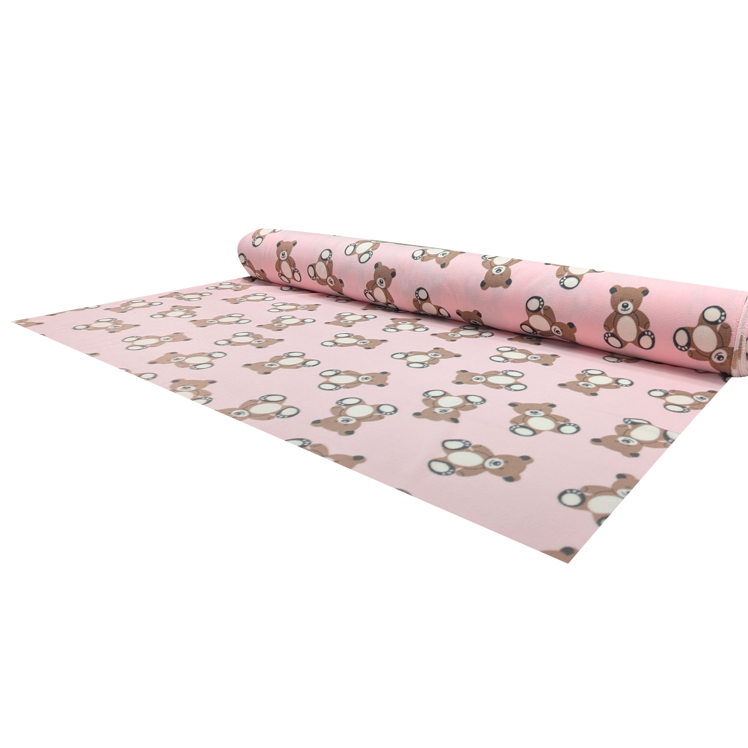 Fleece Bears Pink Background Image