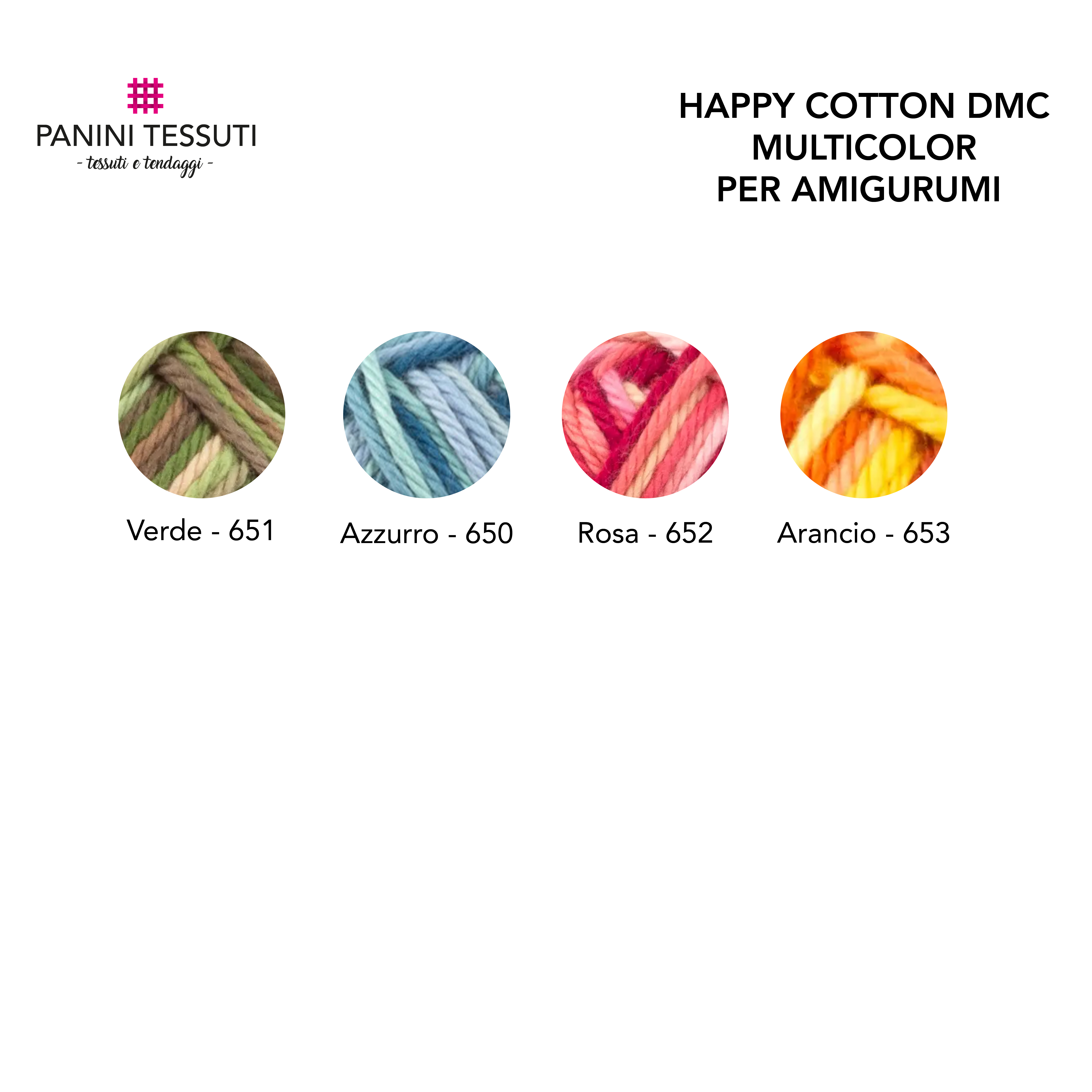 Happy Cotton Multicolour DMC For Amigurumi Image