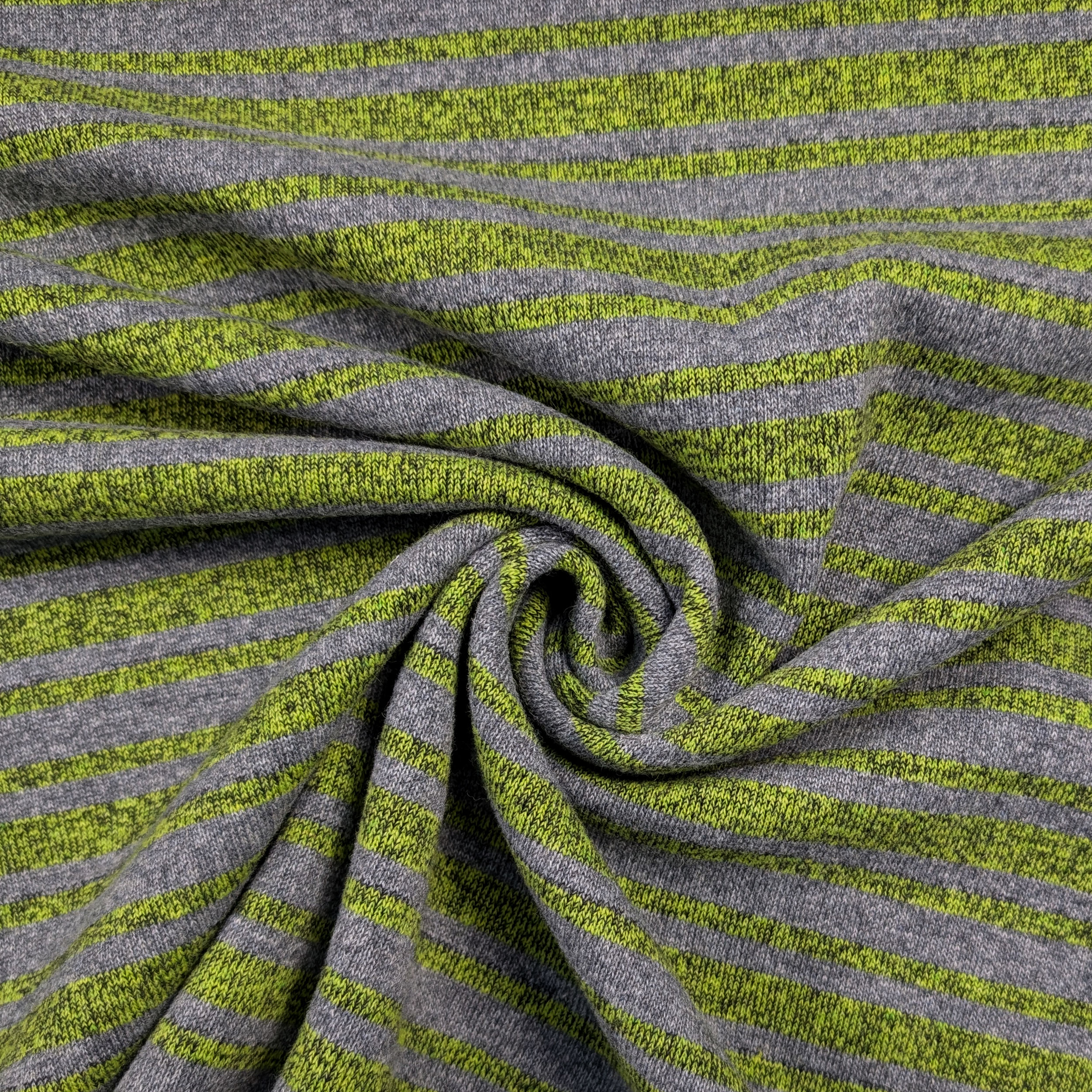 Winter Sweatshirt Green Stripes Image