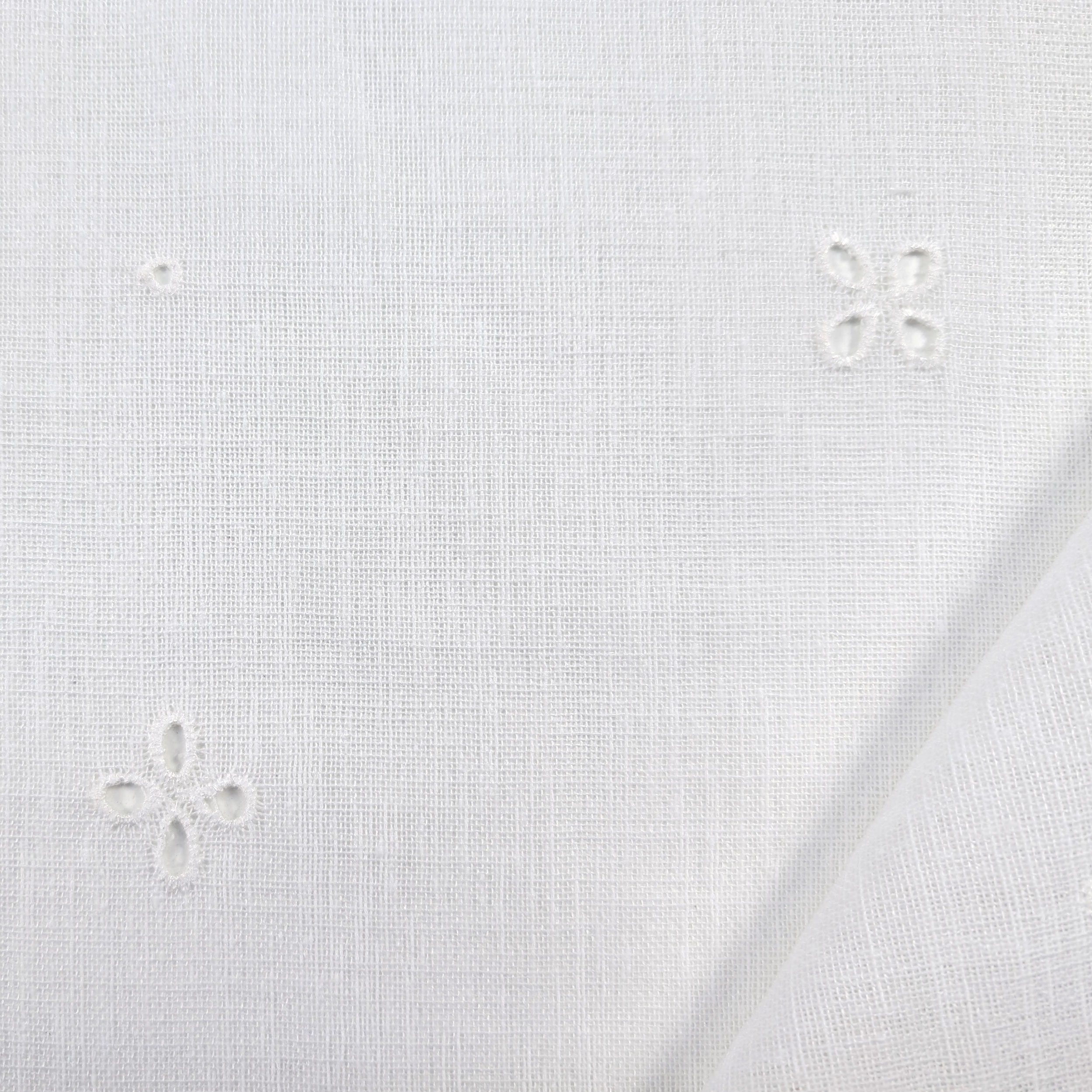 Sangallo Curtain Fabric White Image