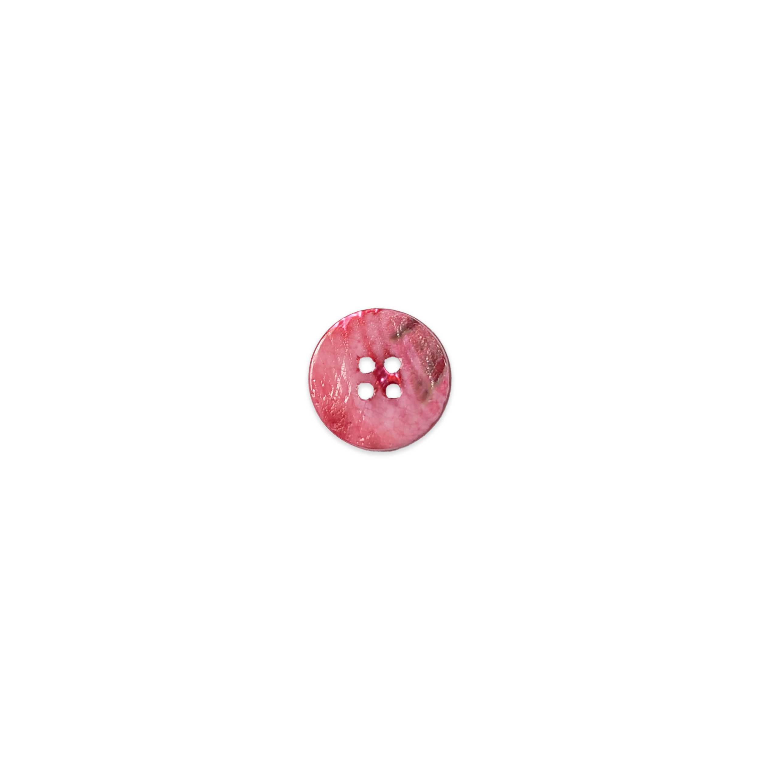 Mother-of-pearl button 4 holes Fluo Lin 27 Image