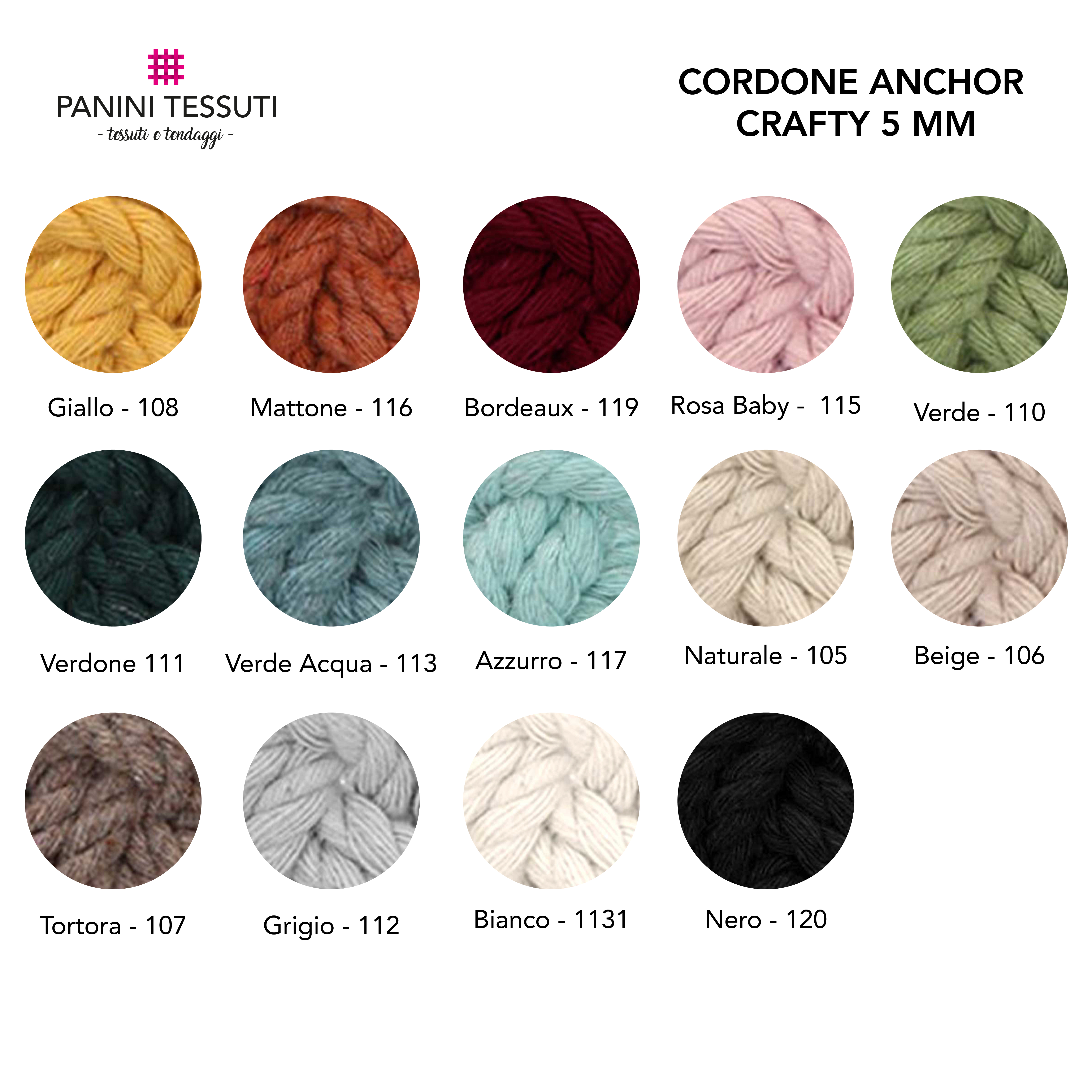Anchor Crafty 5 mm cordon