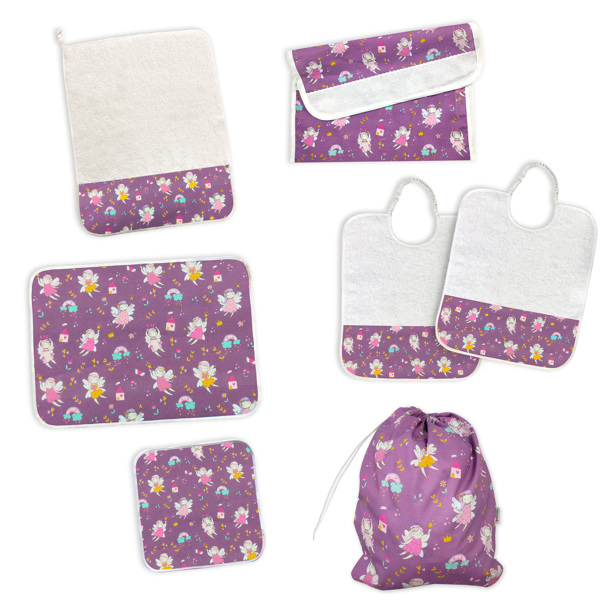 Fairy Nursery Kit Flieder Hintergrund