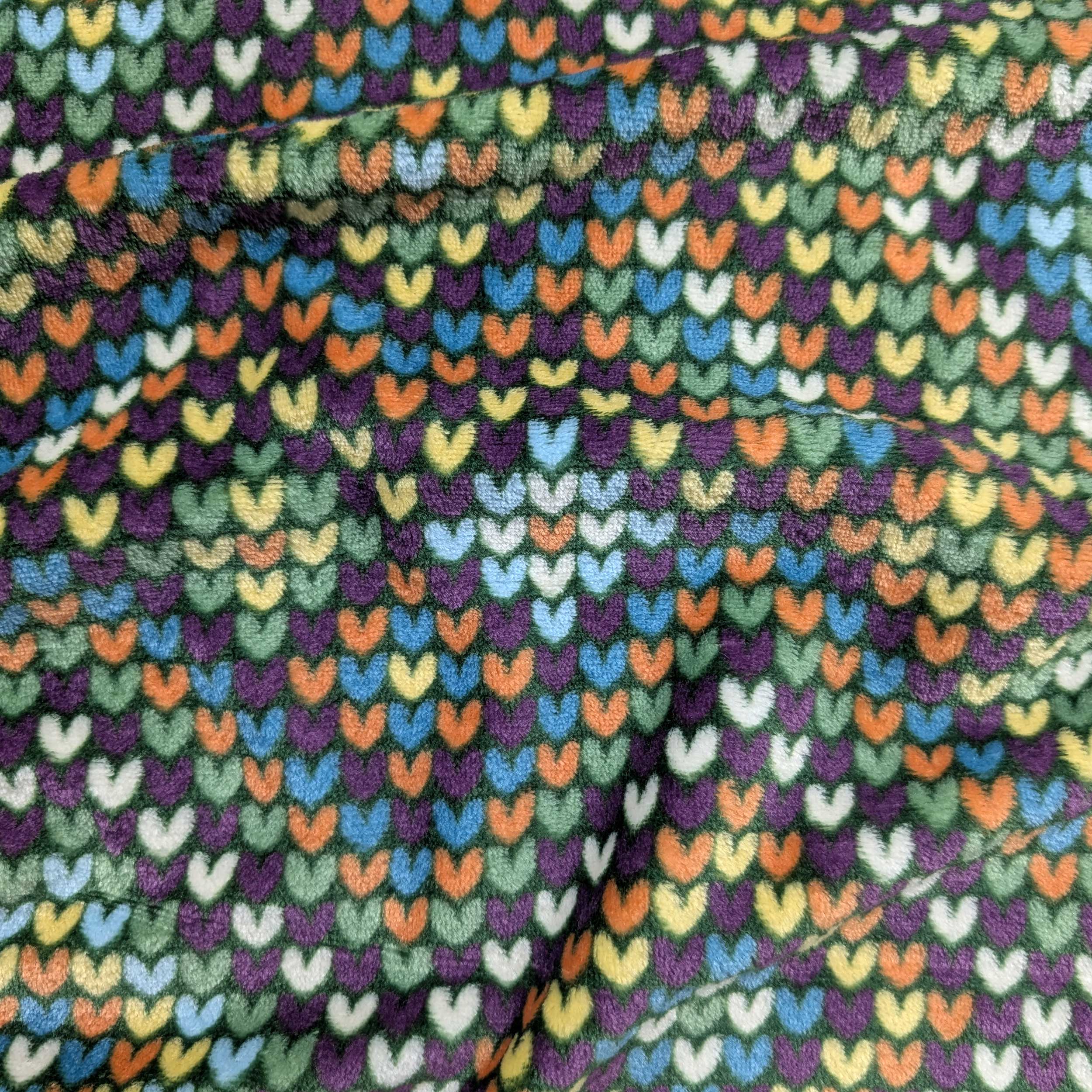 Vellón de cachemira con corazones de colores Image