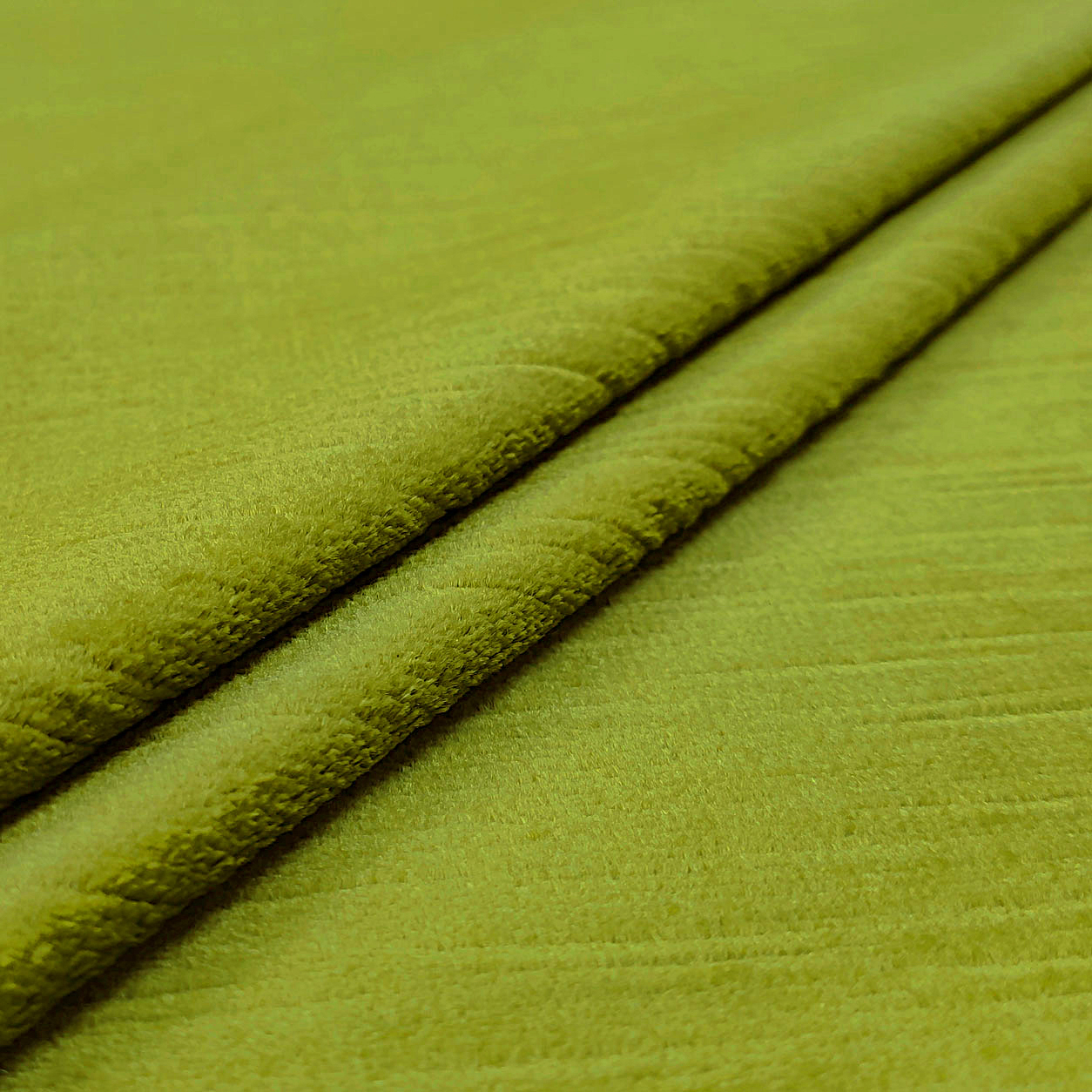 Tissu d'ameublement Lin naturel Vert acide