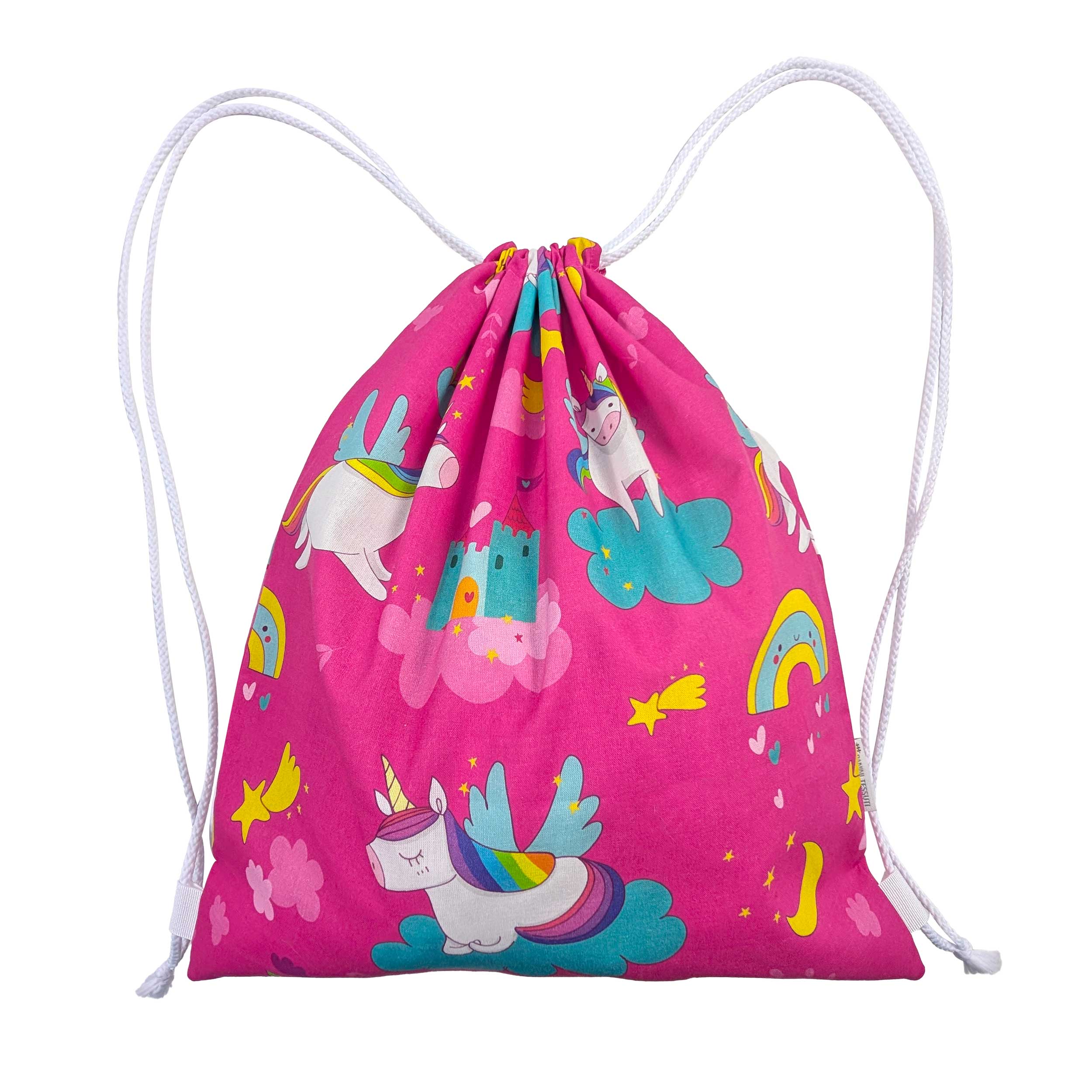 Sac à dos pour jardin d'enfants Licornes et châteaux Image