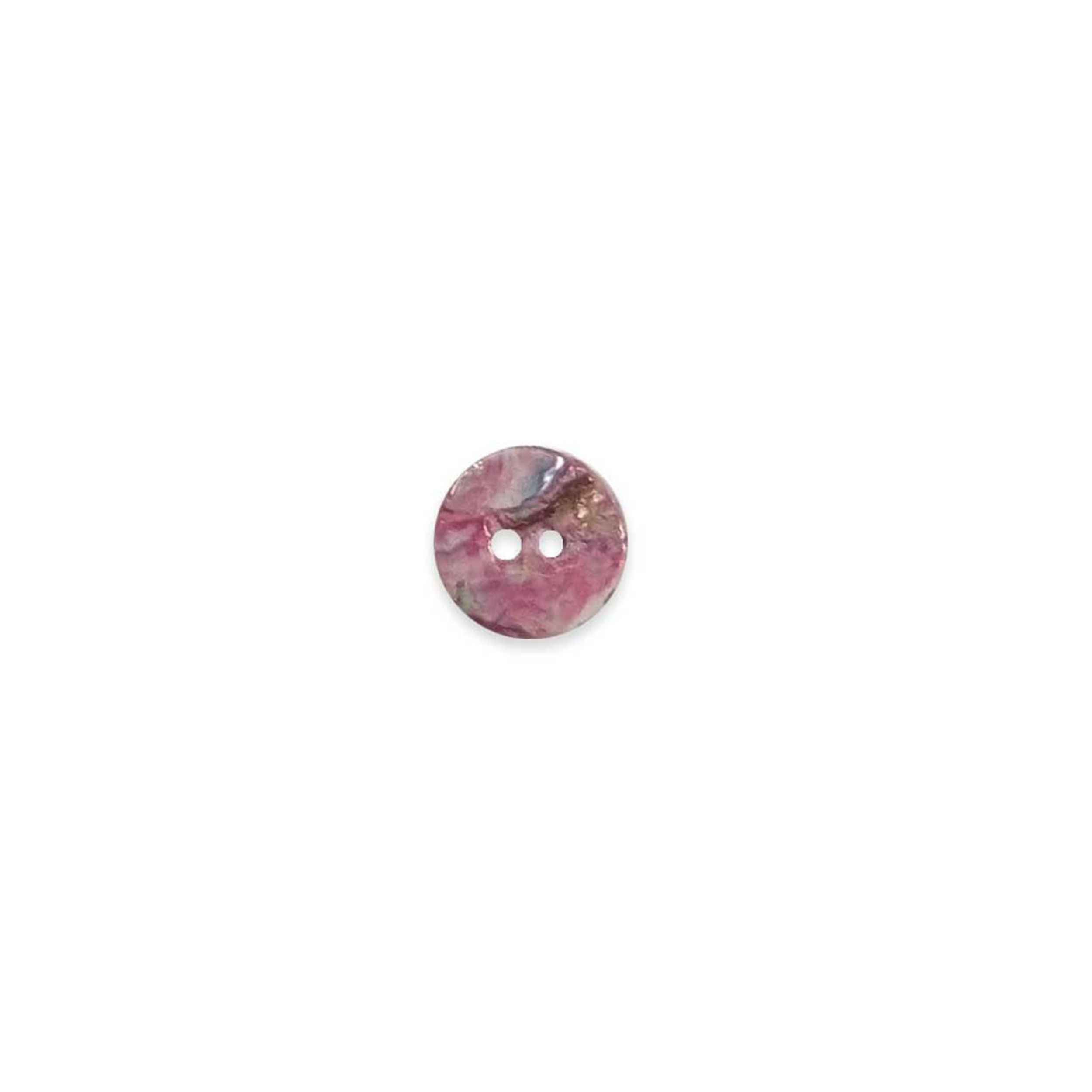 Mother-of-pearl button 2 holes Pink Baby Lin 12 Image