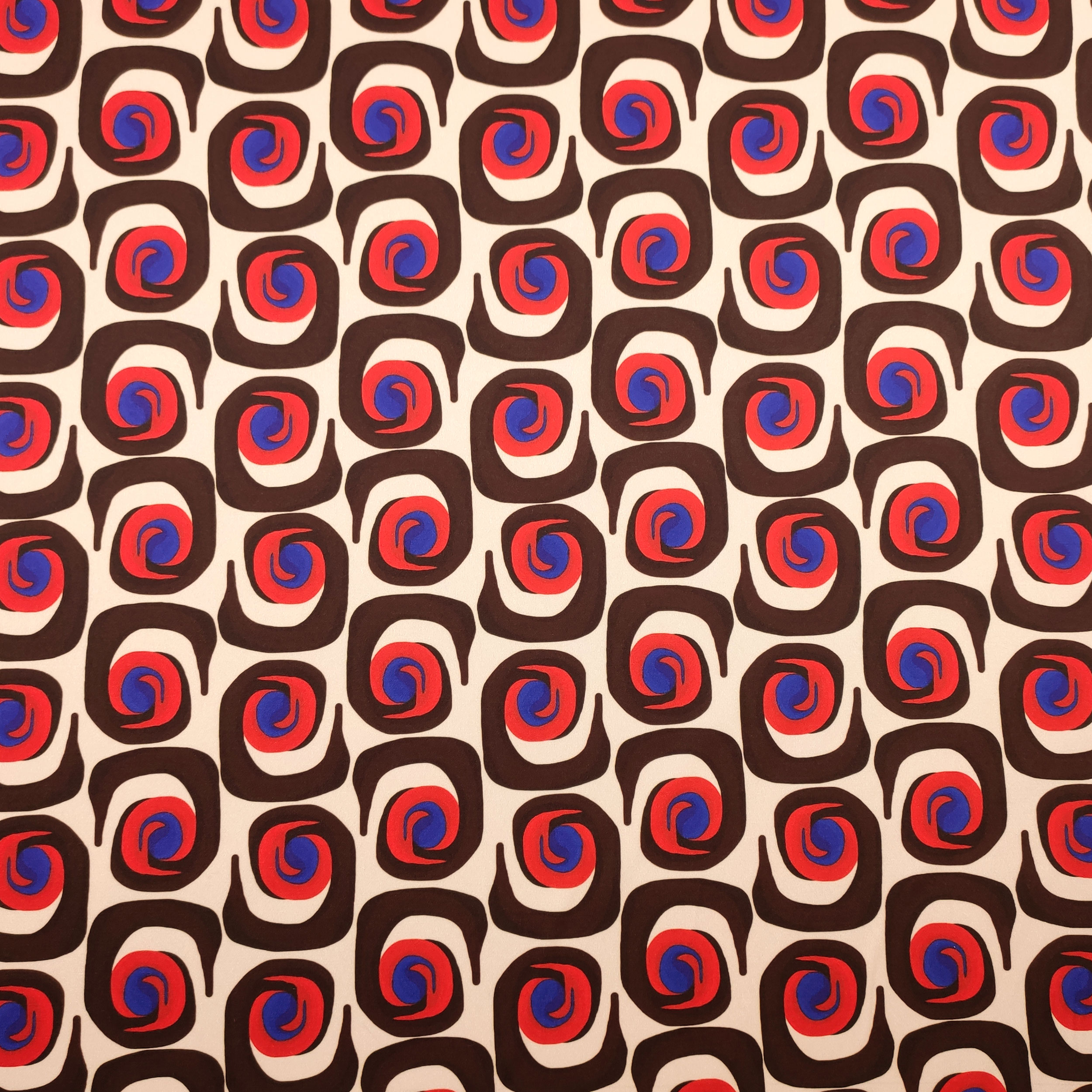 Conjunto de satén elástico Fashion Abstract Patterns Naranja