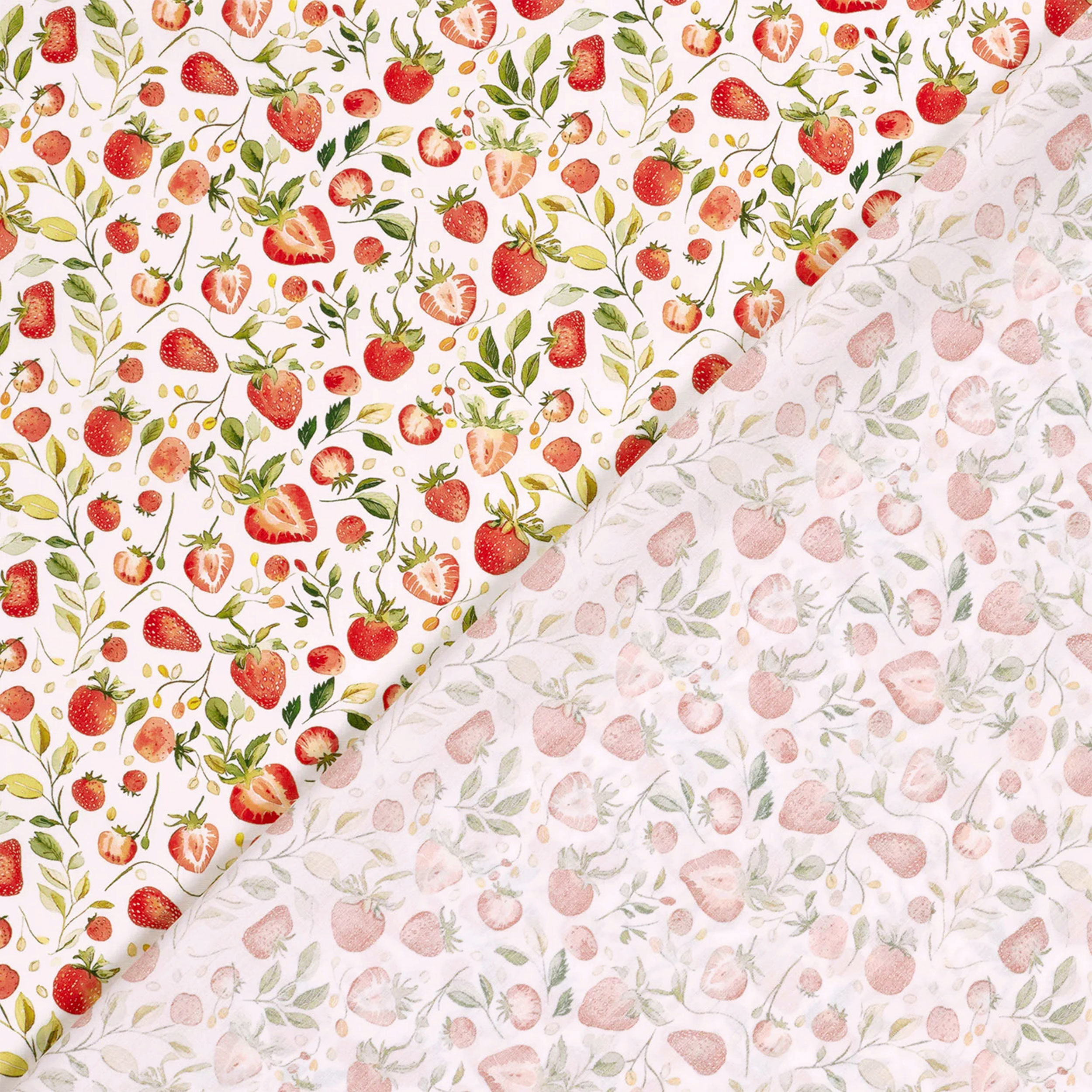 Strawberry Cotton Poplin Image
