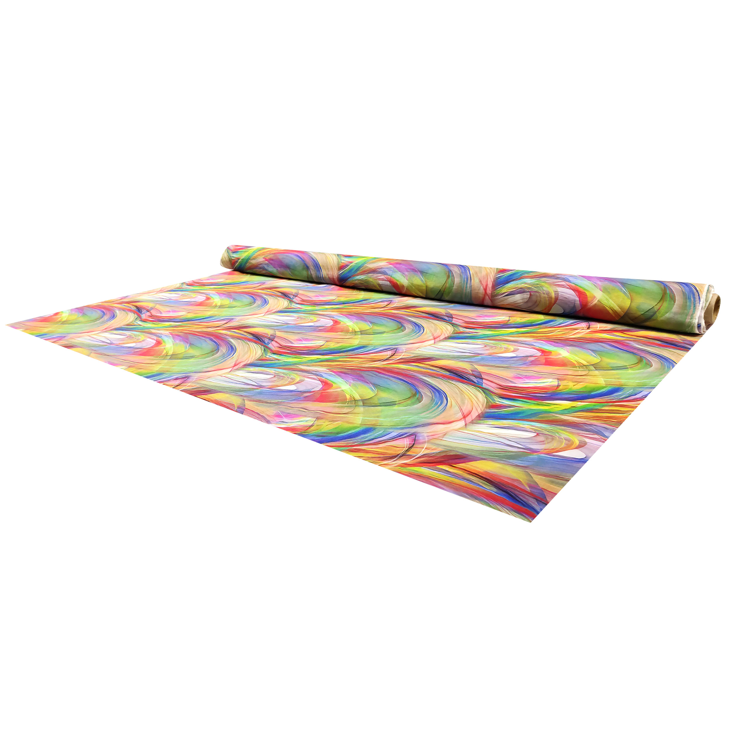 Mezcla de viscosa Abstract Rainbow Fantasy