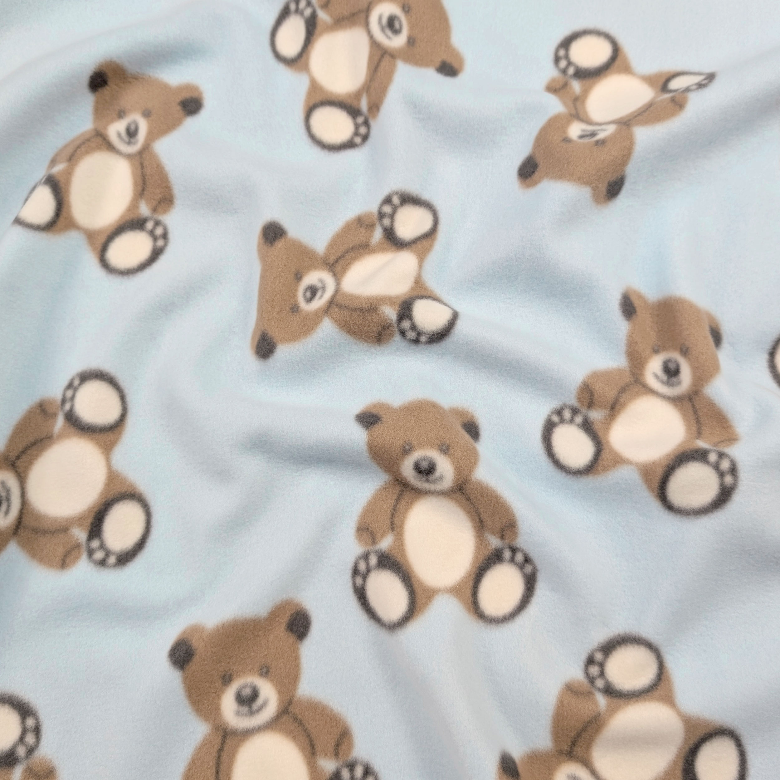 Fleece Bears Blue Background Image