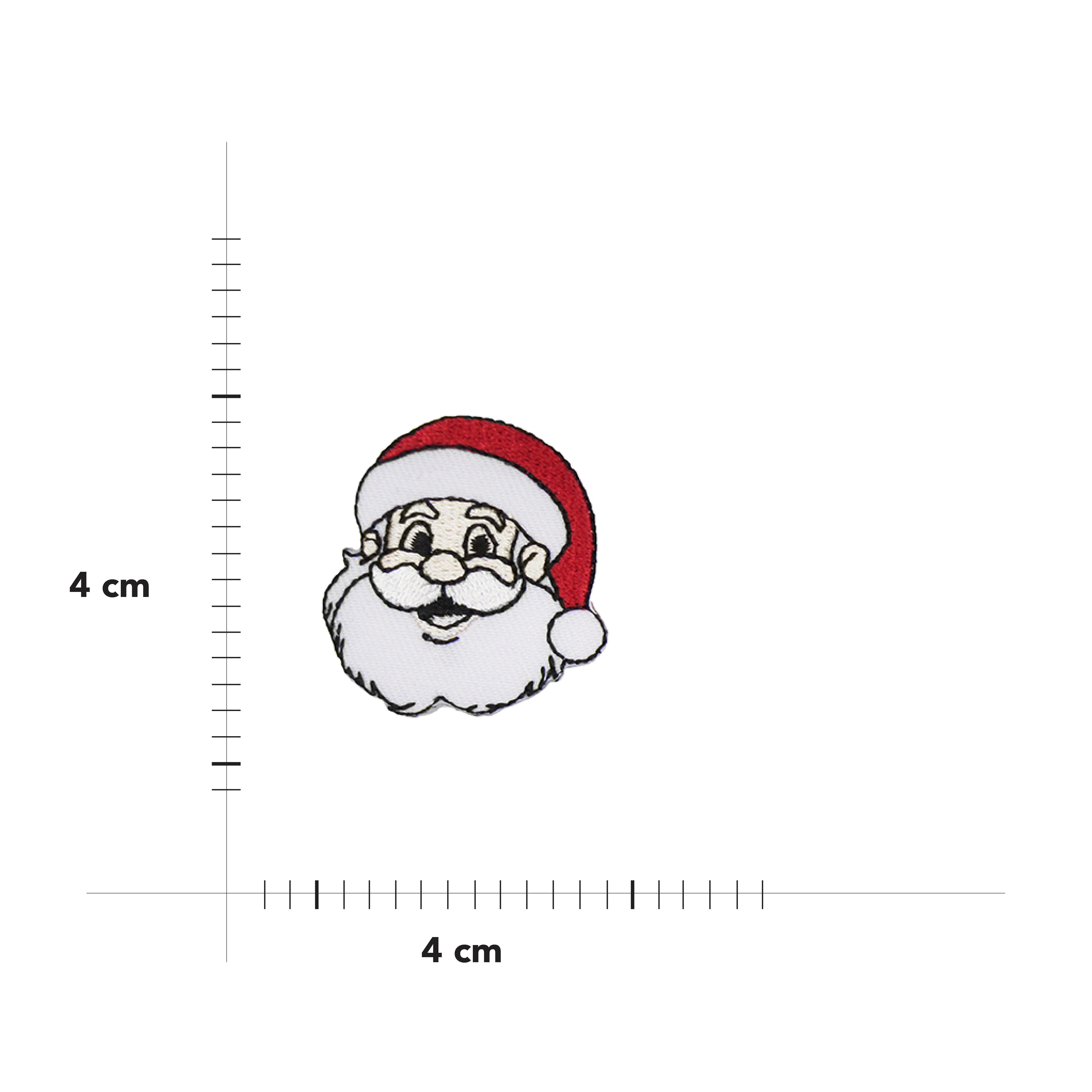 Christmas thermoadhesive application with Father Christmas Image