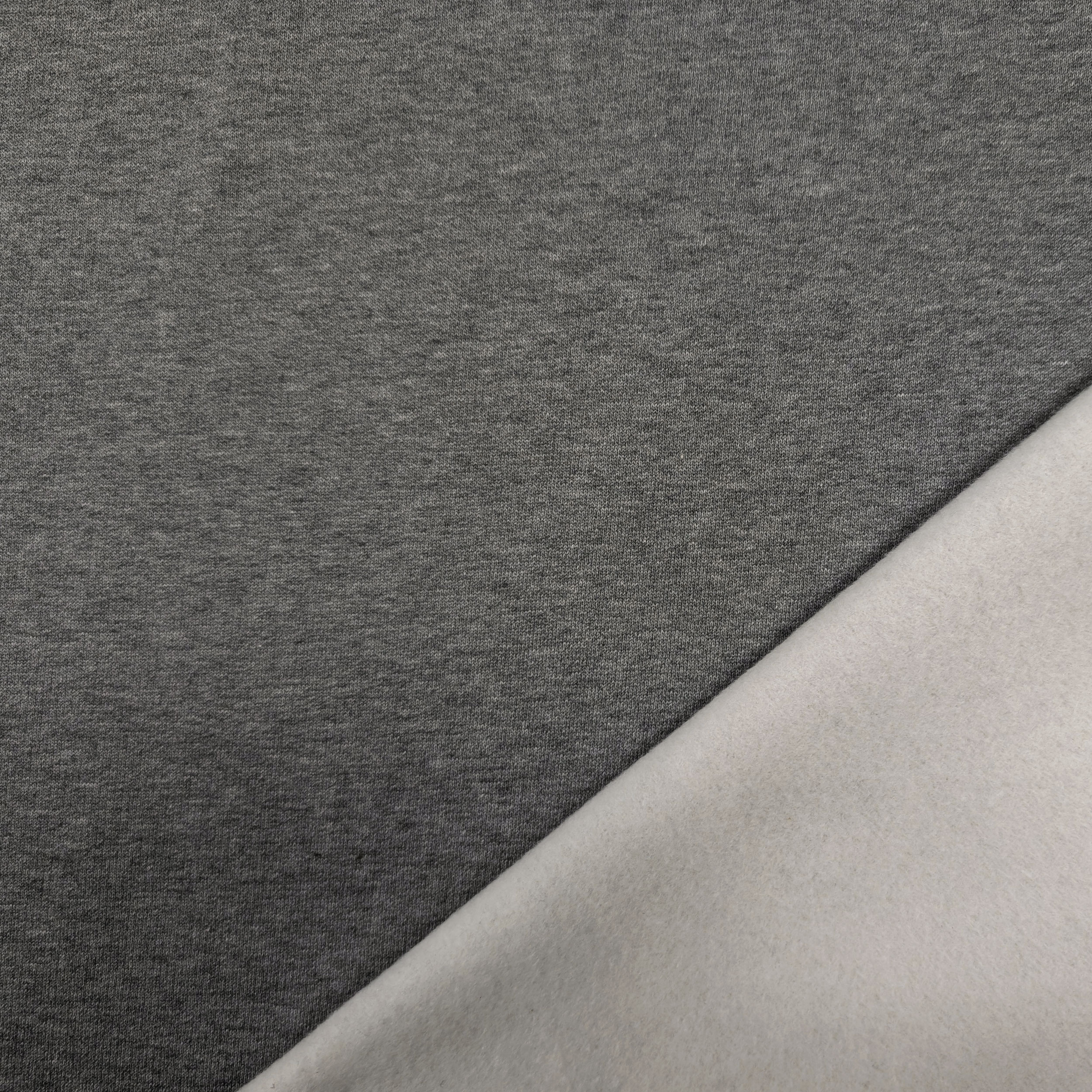 Dark Grey Melange Winter Cotton Sweatshirt Image