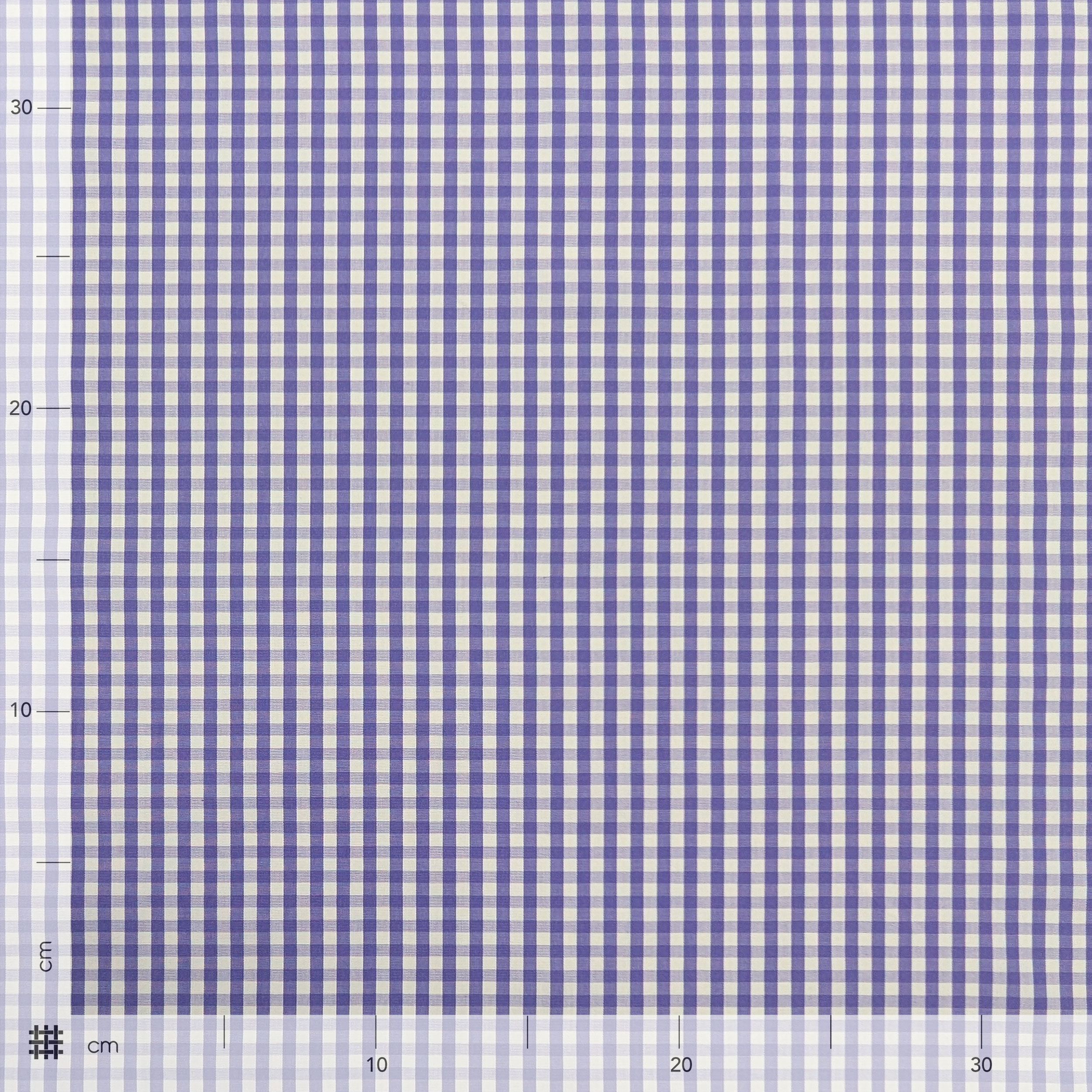 Quadrettino Shirting Cotton Lavender Image