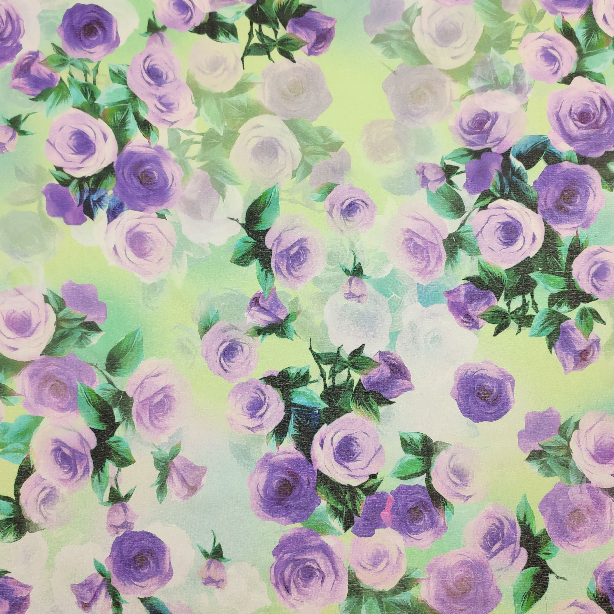 Elasticised Silk Chiffon Lilac Ruffles Image