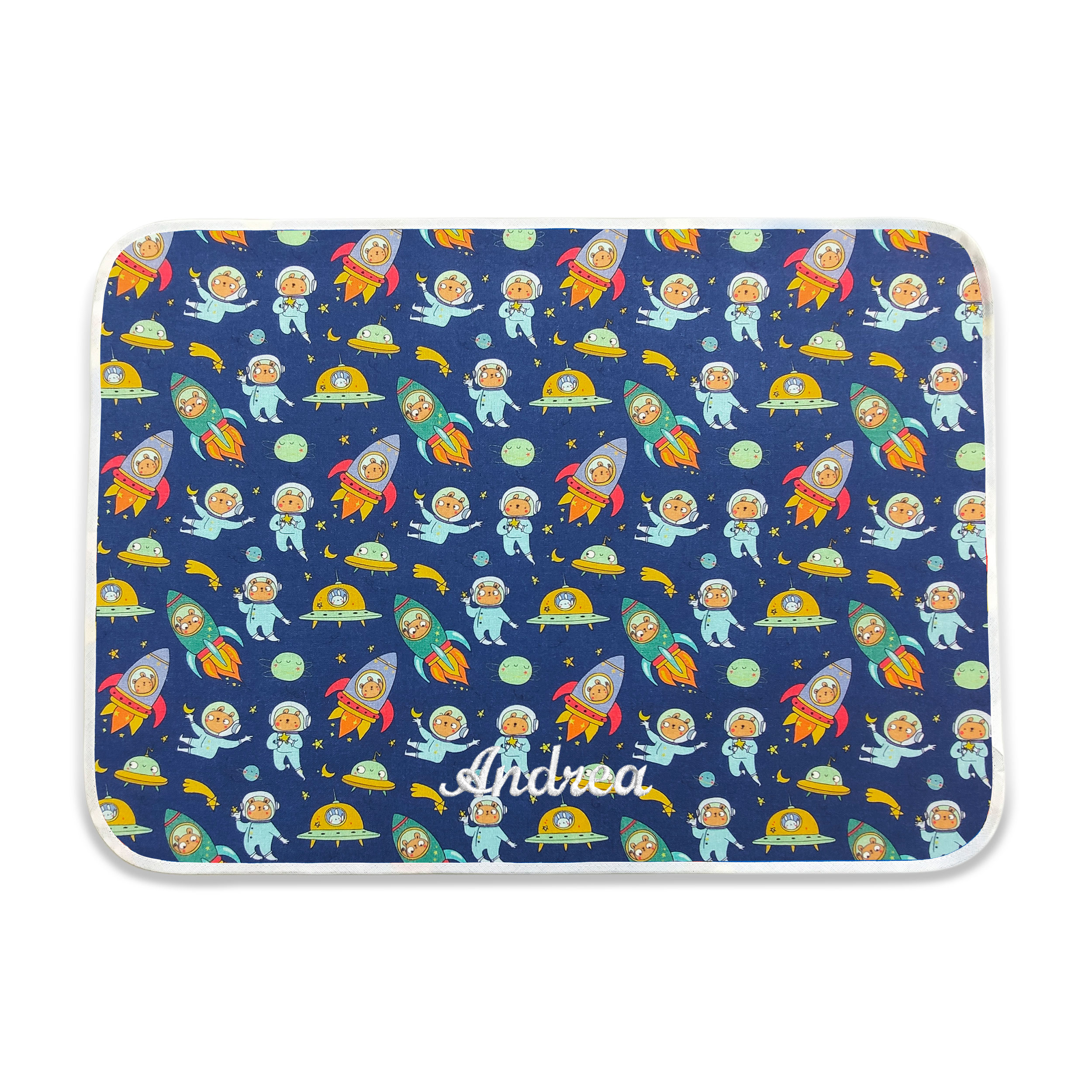 Set de table Oursons astronautes - Panini Fabrics