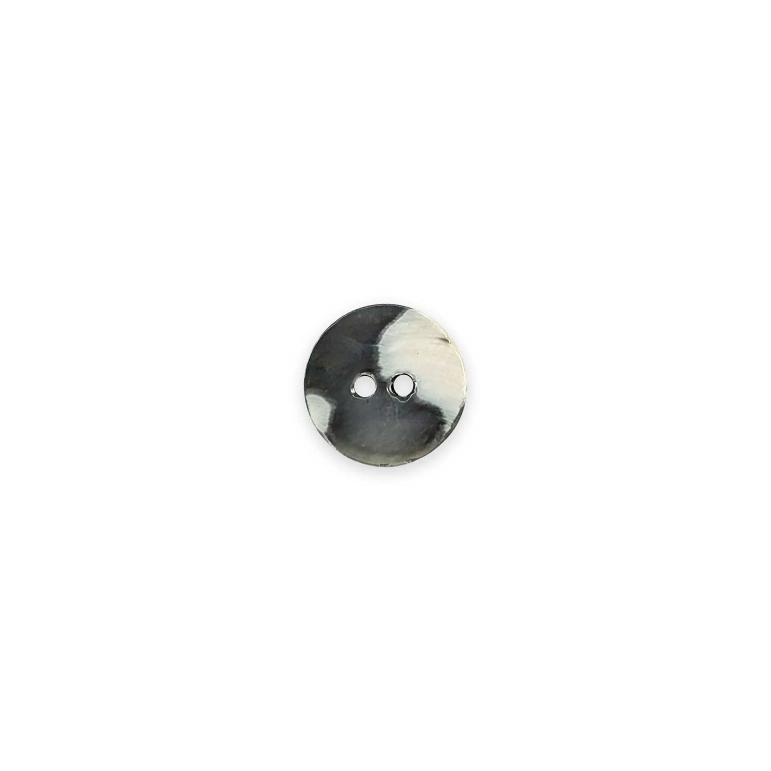 Mother-of-Pearl Button 2 Holes Metallised Lin 20 Image