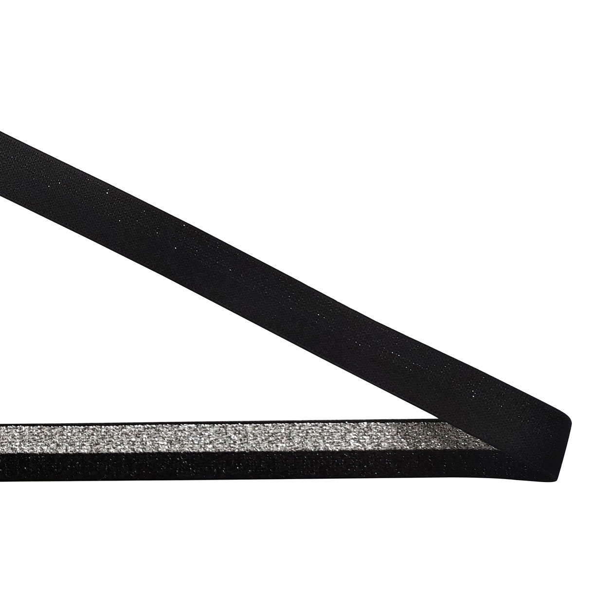 Elastico Decorativo Nero e Argento Image