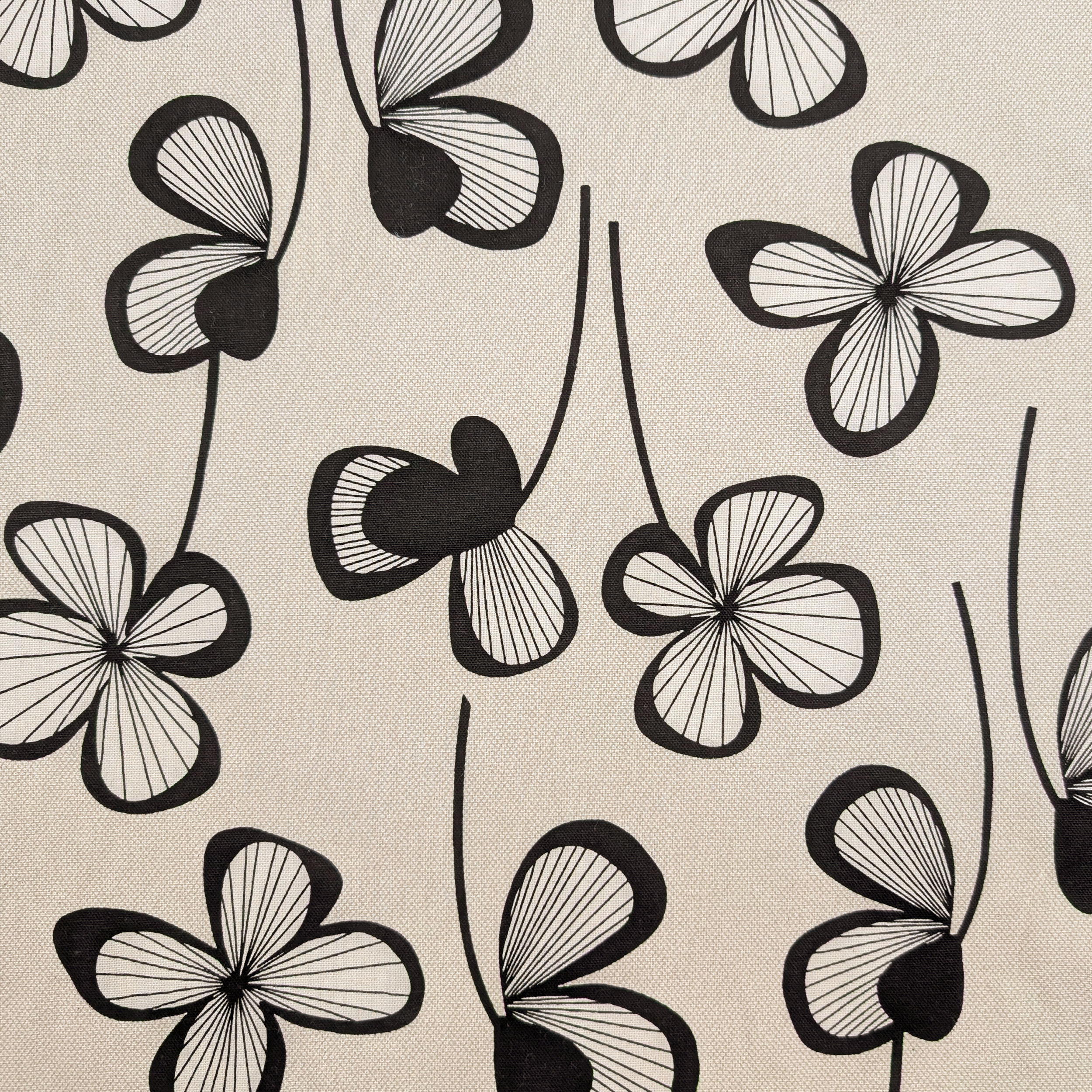 Panama Natural Cotton Floral Fantasy Image