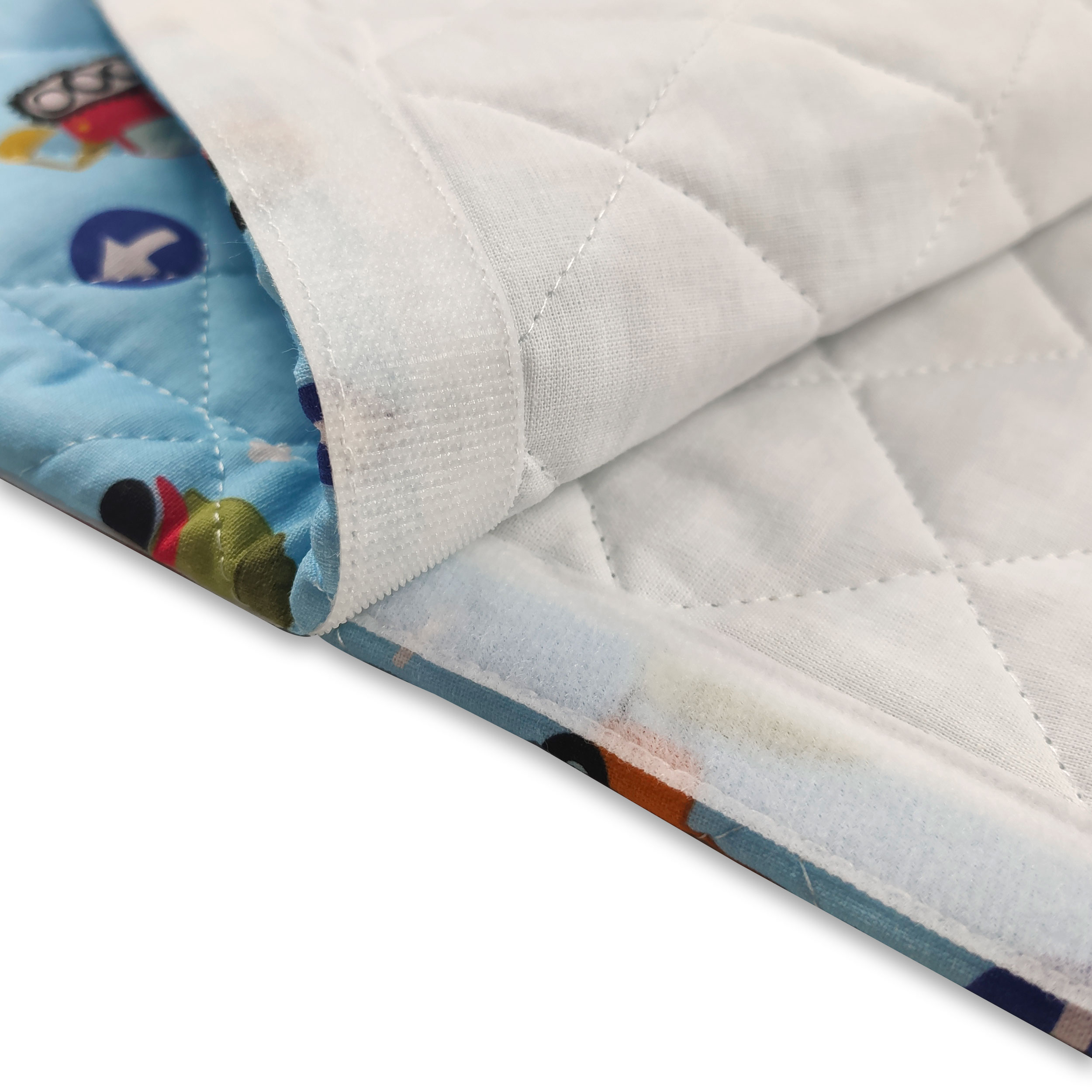 Sac de couchage pour voiture de bébé Fond bleu clair - Panini Fabrics
