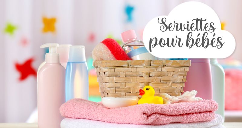pour bebes Serviettes panini tessuti