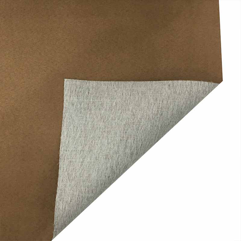 Ritaglio Tessuto Nubuck Effetto Scamosciato Nocciola 100x140 cm Image