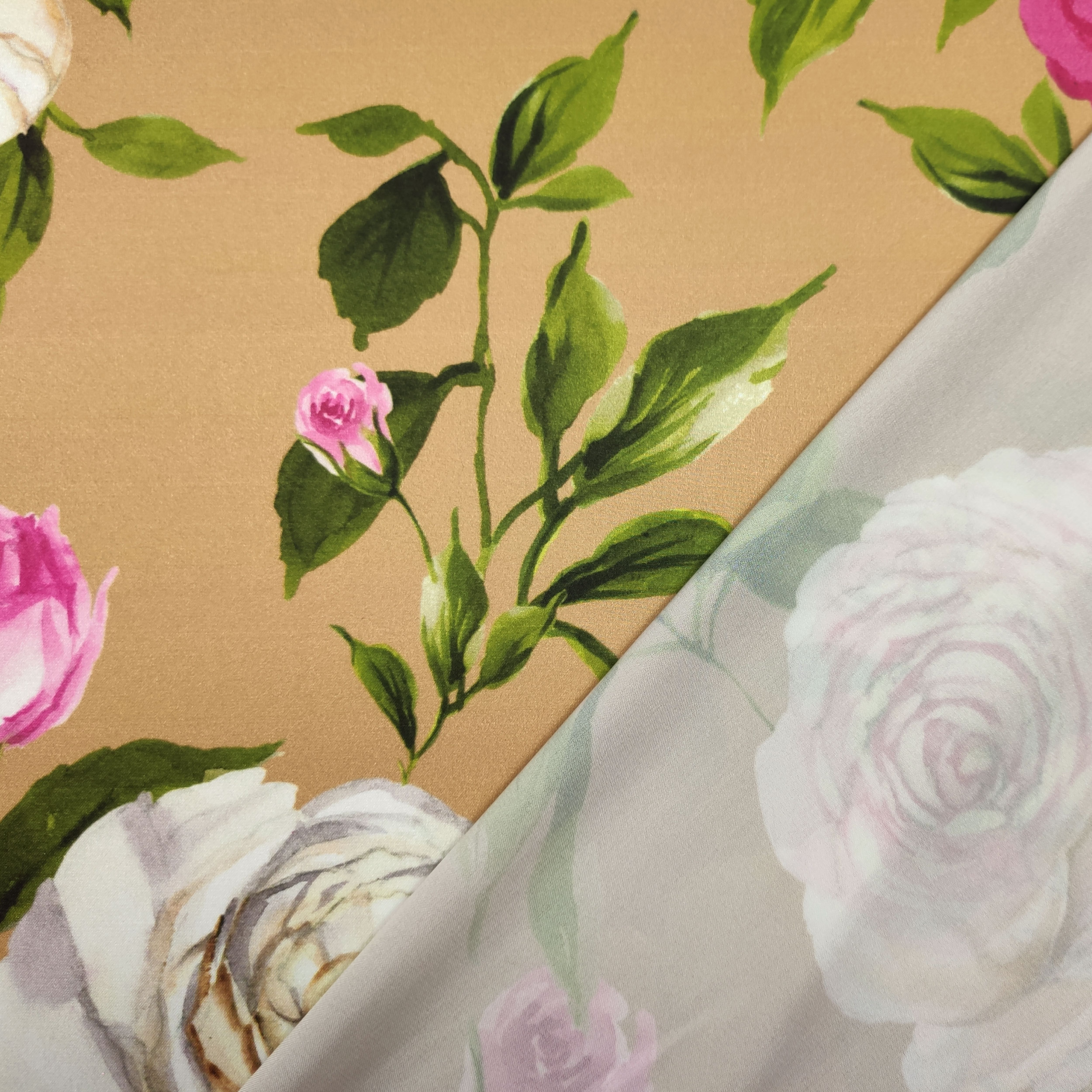 Set Elasticated Shave Fashion Background Hazelnut with Roses