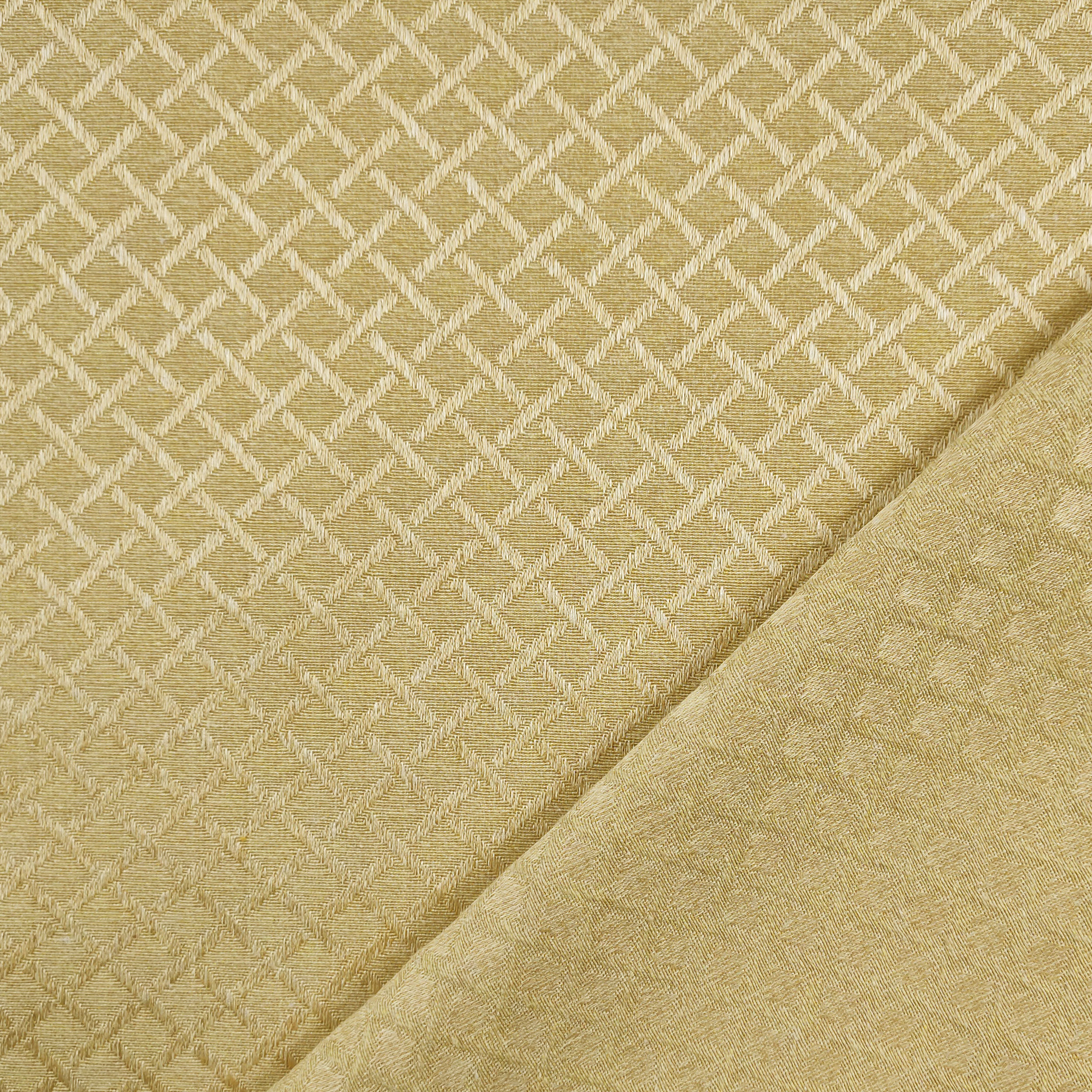 Tissu d'ameublement vintage Rhombus Gold