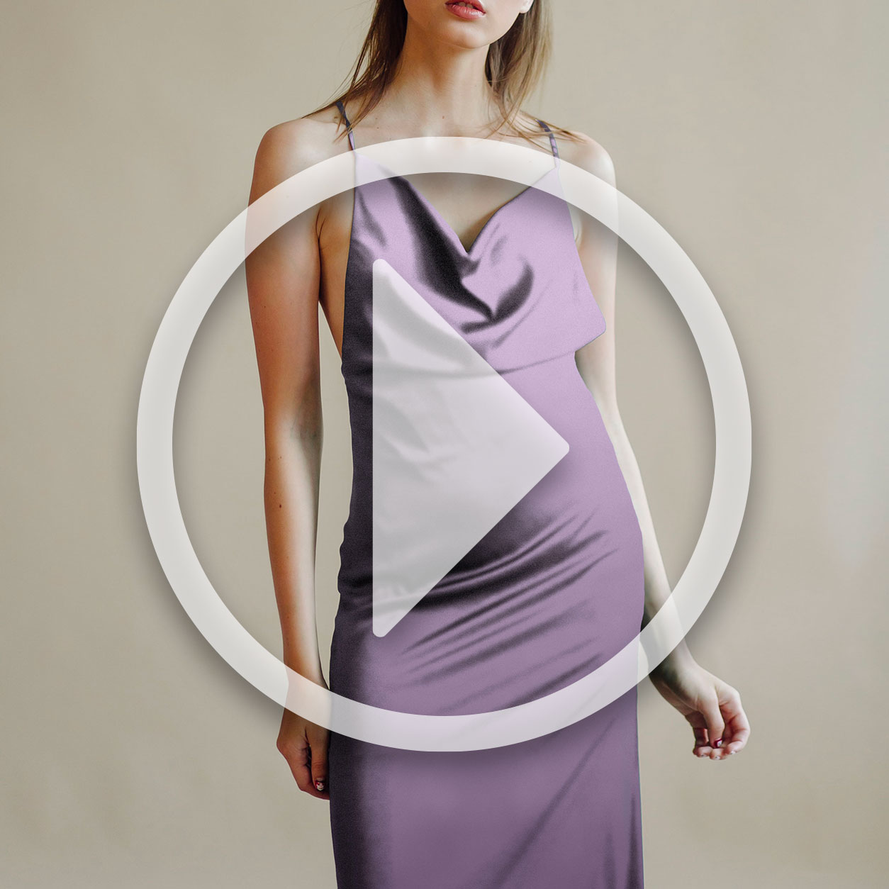 Lilac Stretch Silk Satin Image