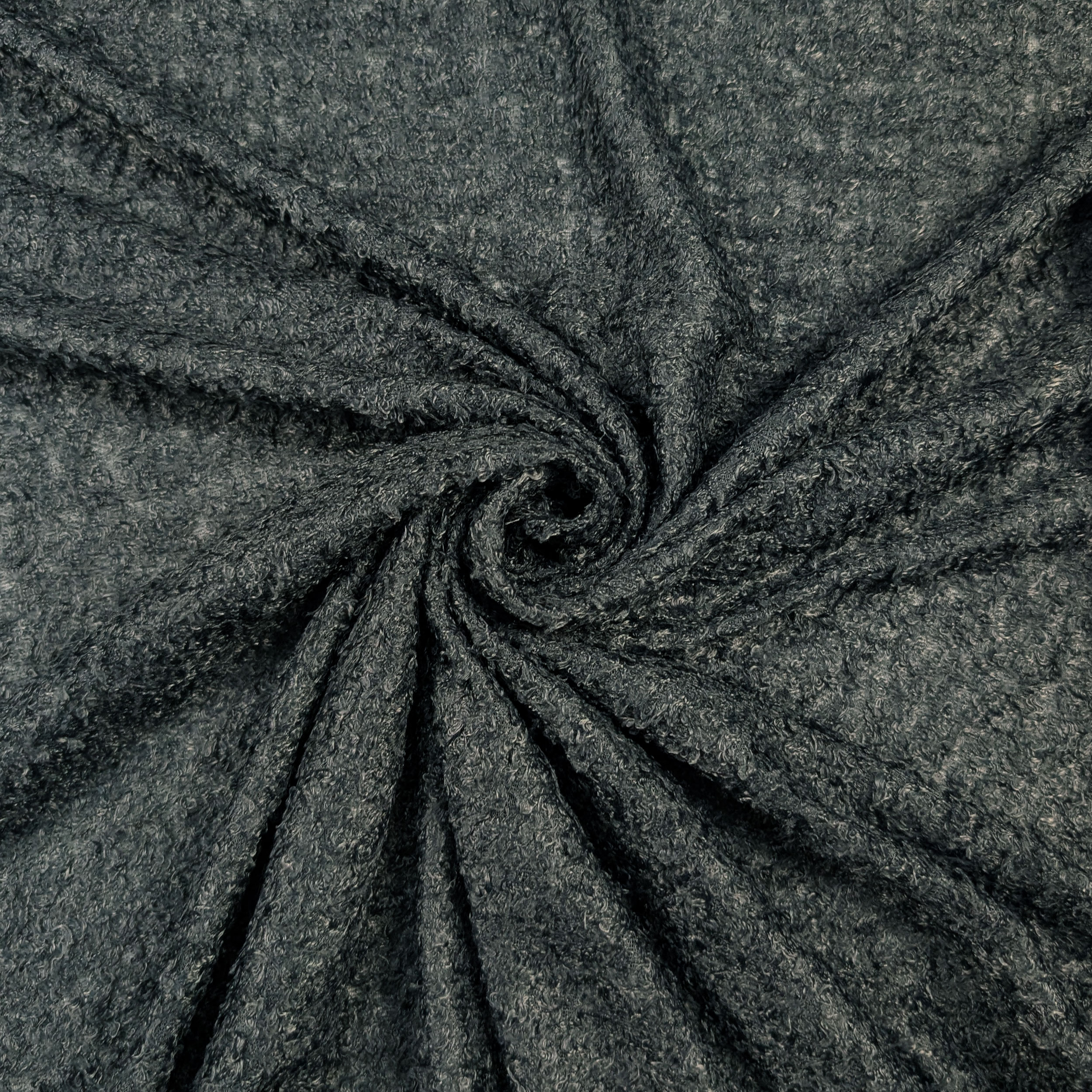 Solid Colour Bouclè Jersey Lead Grey Image