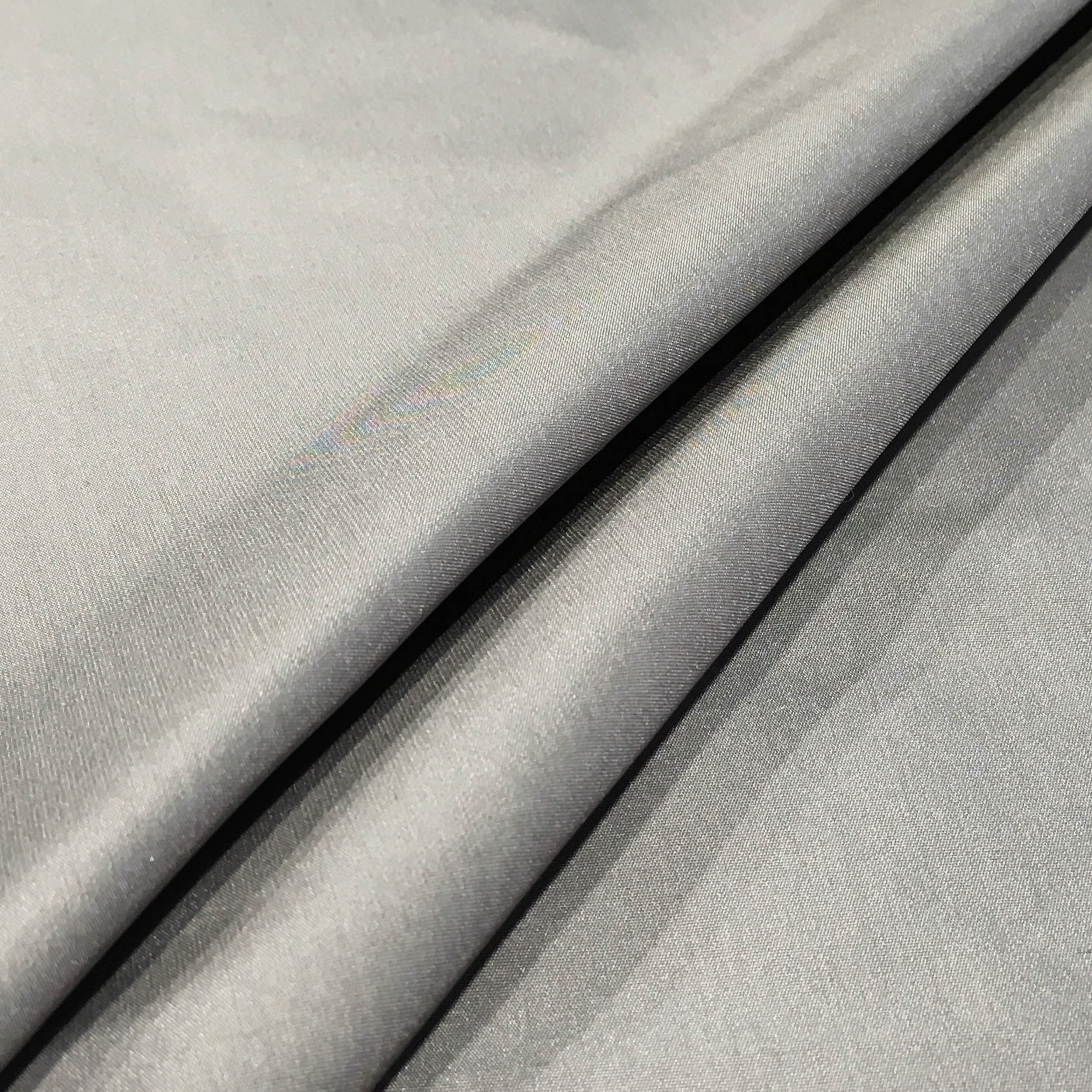 Découpe Taffetas lisse gris 50x150 cm Image