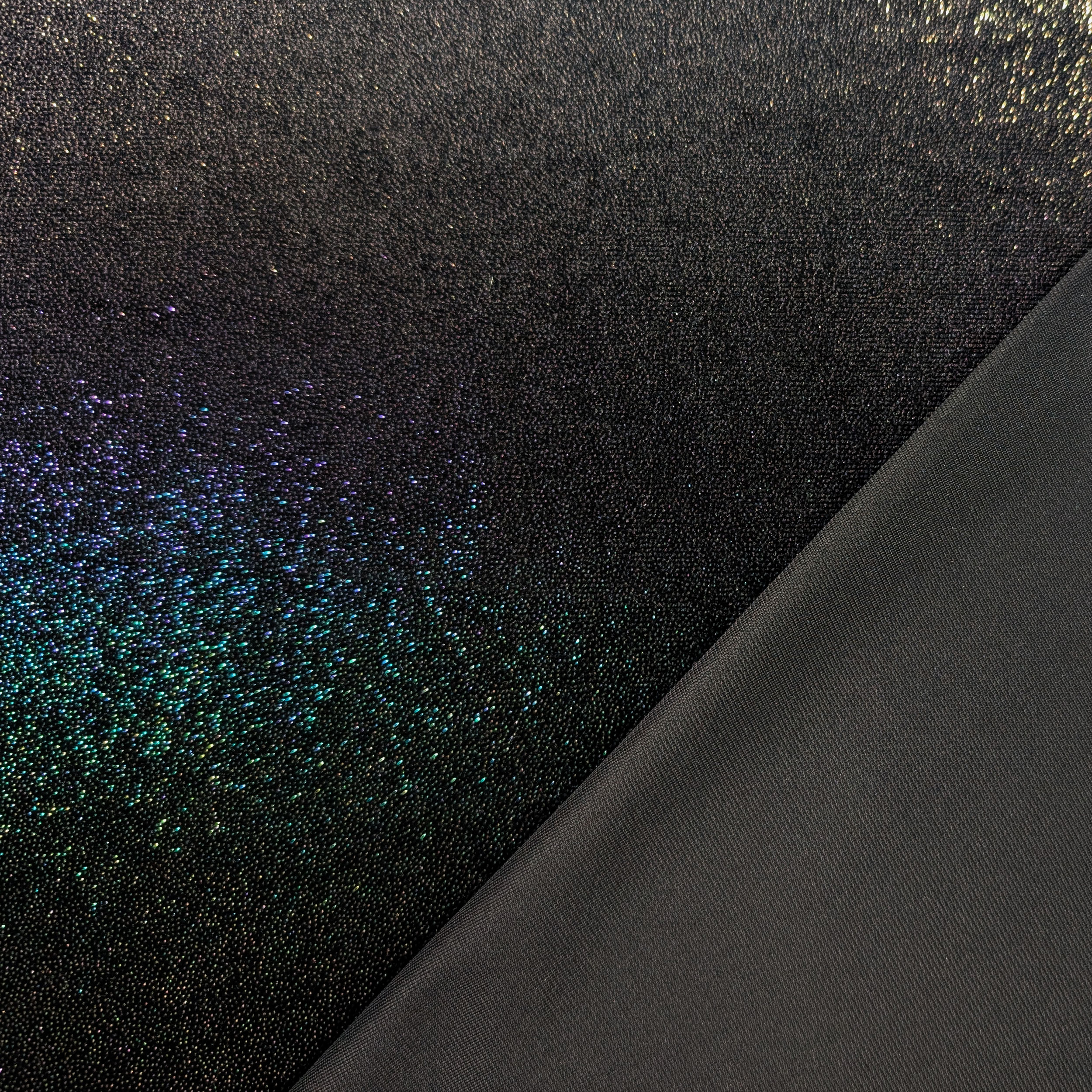 Multicolour Shaded Glitter Velour Image