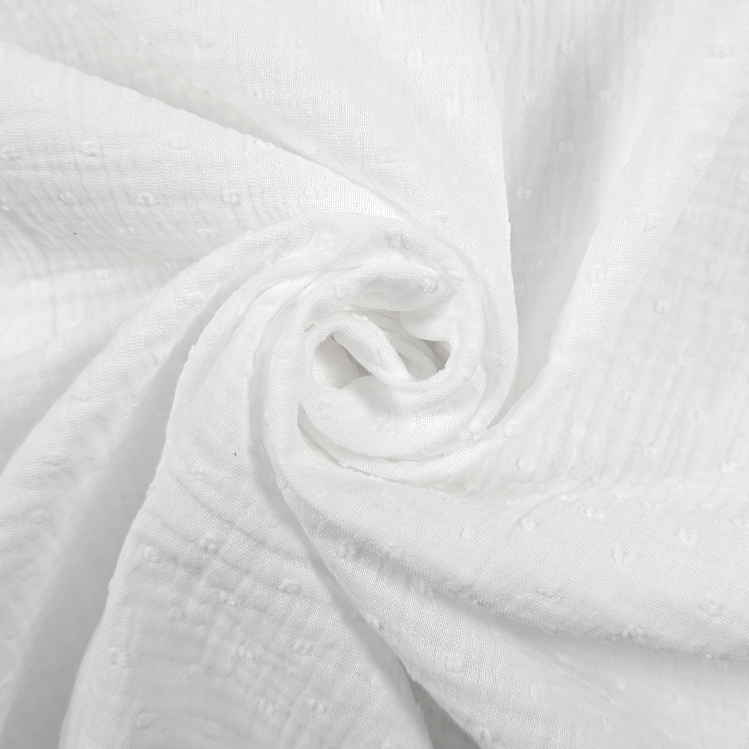 Plumetis Optical White Cotton Muslin Image