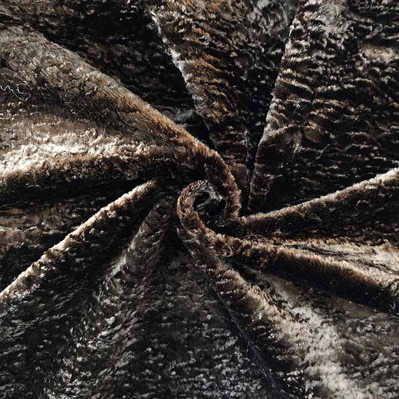 Ecopelliccia Astrakan Marrone 