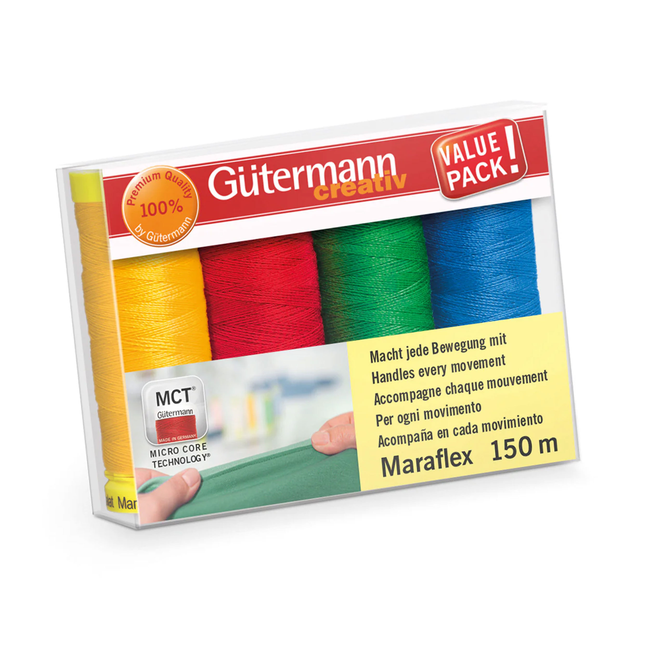 Gutermann Maraflex Thread Set 4 Spools Colors