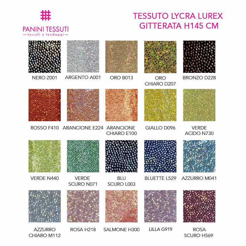 Tessuto Lycra Lurex Glitterata  4