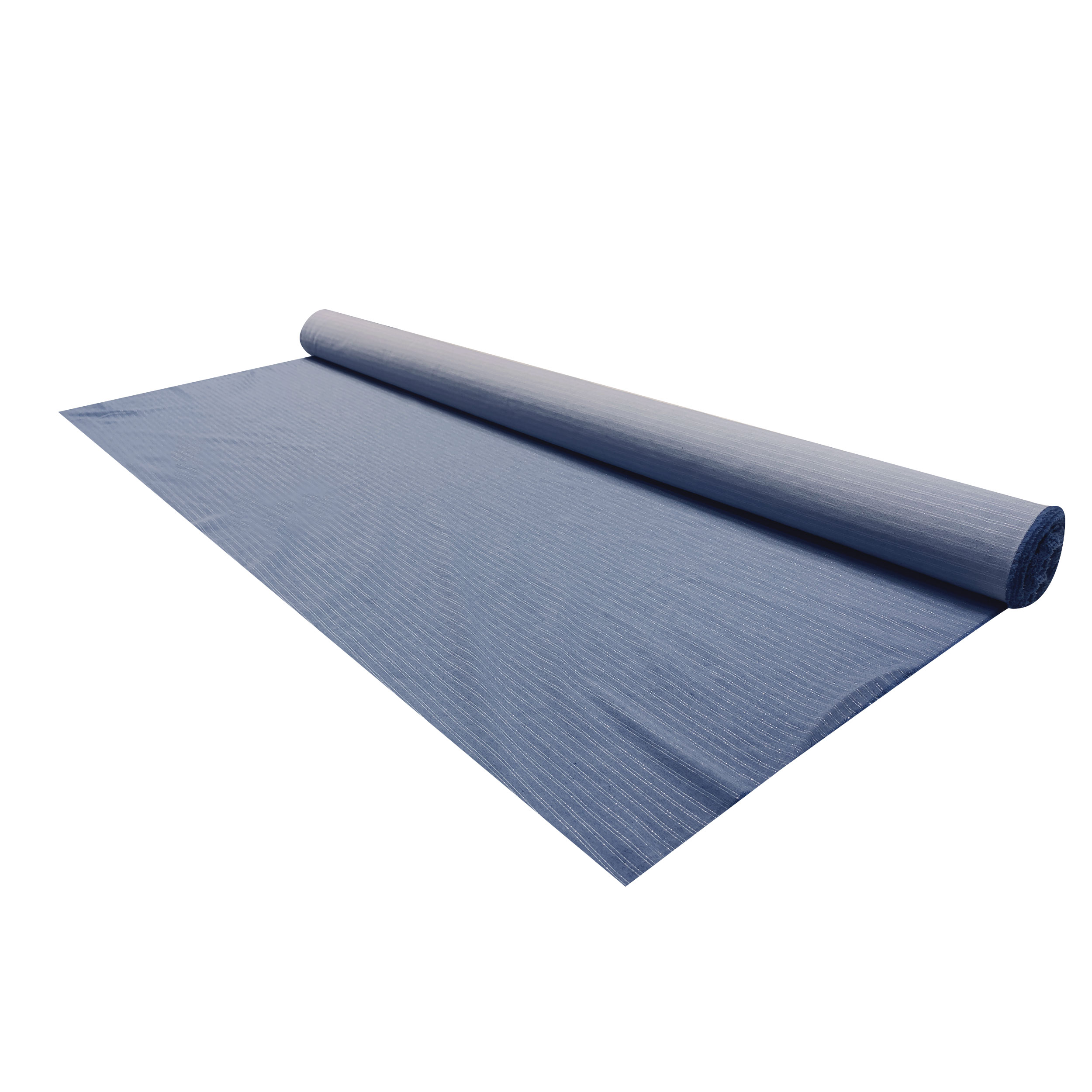 Stretch denim cotton Lurex stripes