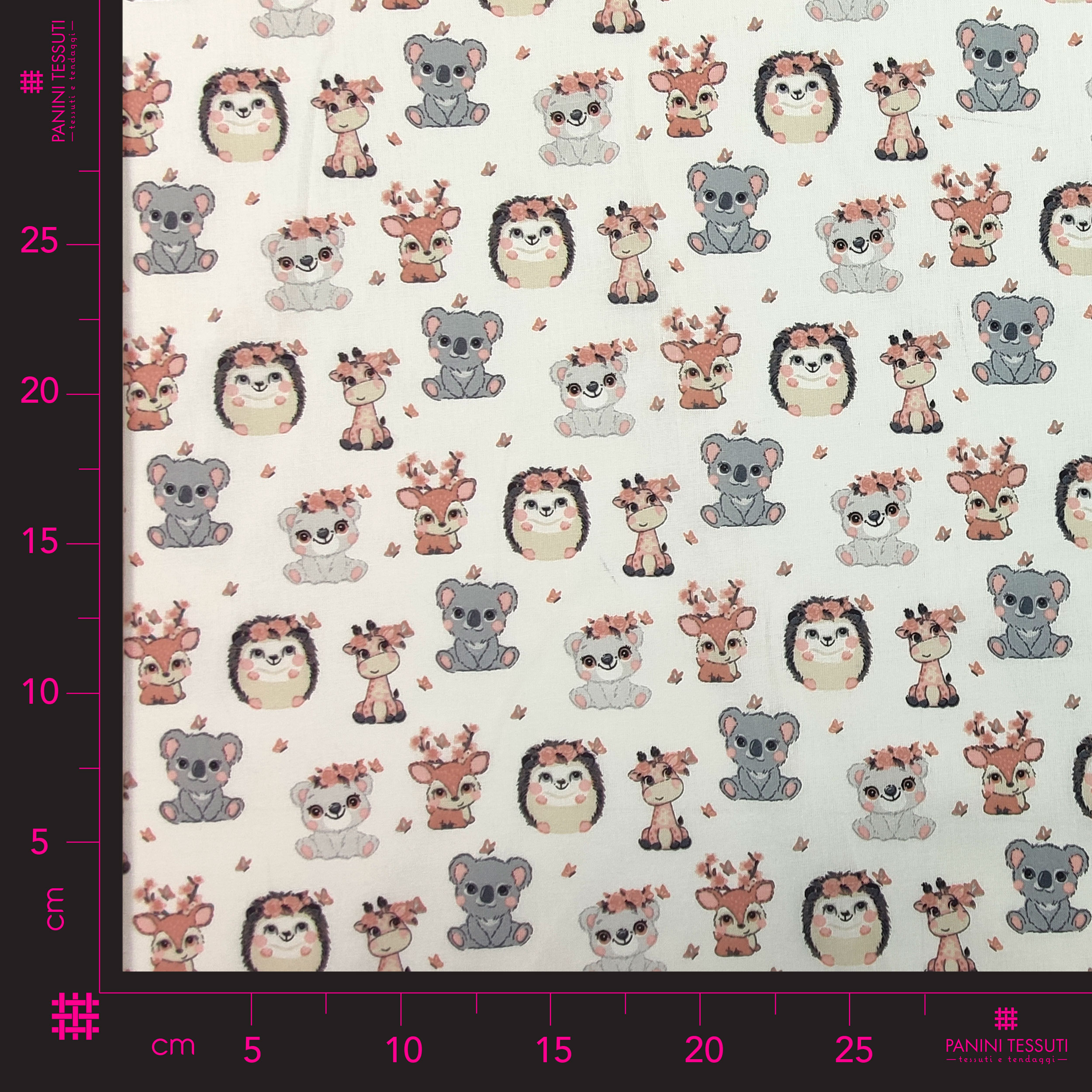 Tissu en coton Sweet Animal